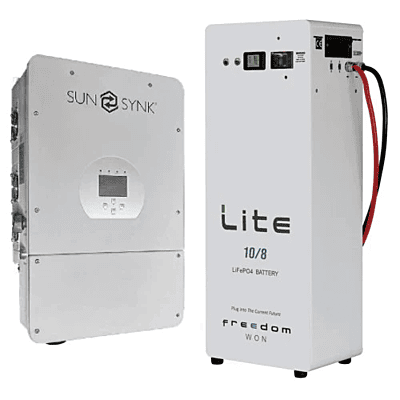 5.0 kW SUNSYNK Hybrid - FREEDOM WON Combo, c/w 10.0 kWh Lithium Battery 5.0 kW SUNSYNK Hybrid - FREEDOM WON Combo, c/w 10.0 kWh Lithium Battery