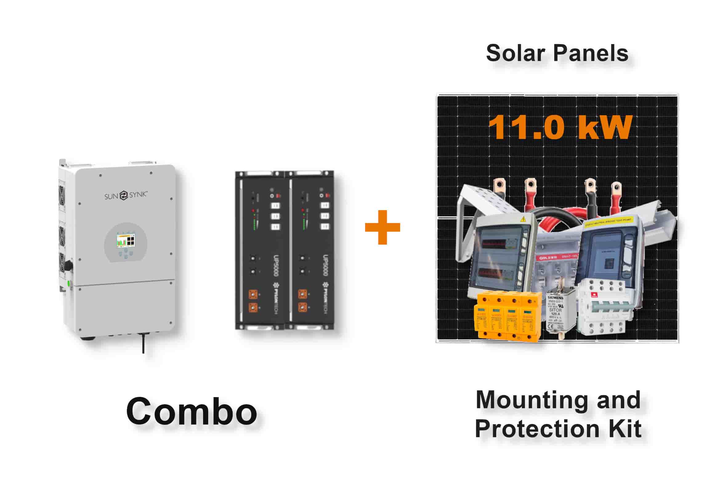 8.0 kW SUNSYNK Hybrid - PYLONTECH Combo, c/w 2x 4.8 kWh Lithium Batteries 8.0 kW SUNSYNK Hybrid - PYLONTECH Combo, c/w 2x 4.8 kWh Lithium Batteries