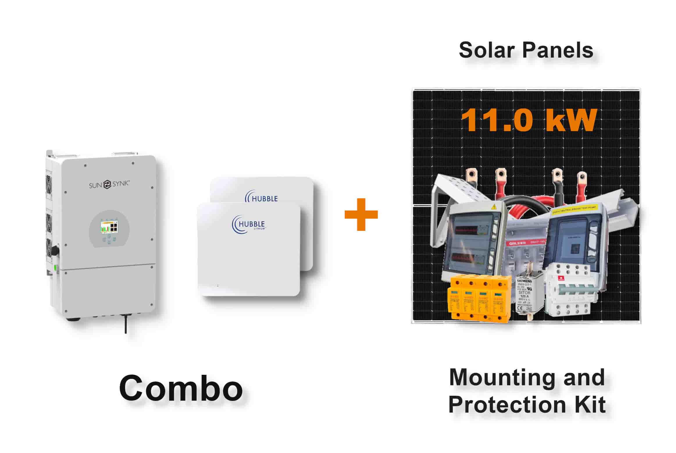 8.0 kW SUNSYNK Hybrid - HUBBLE Combo, c/w 2x 10.0 kWh Lithium Batteries 8.0 kW SUNSYNK Hybrid - HUBBLE Combo, c/w 2x 10.0 kWh Lithium Batteries