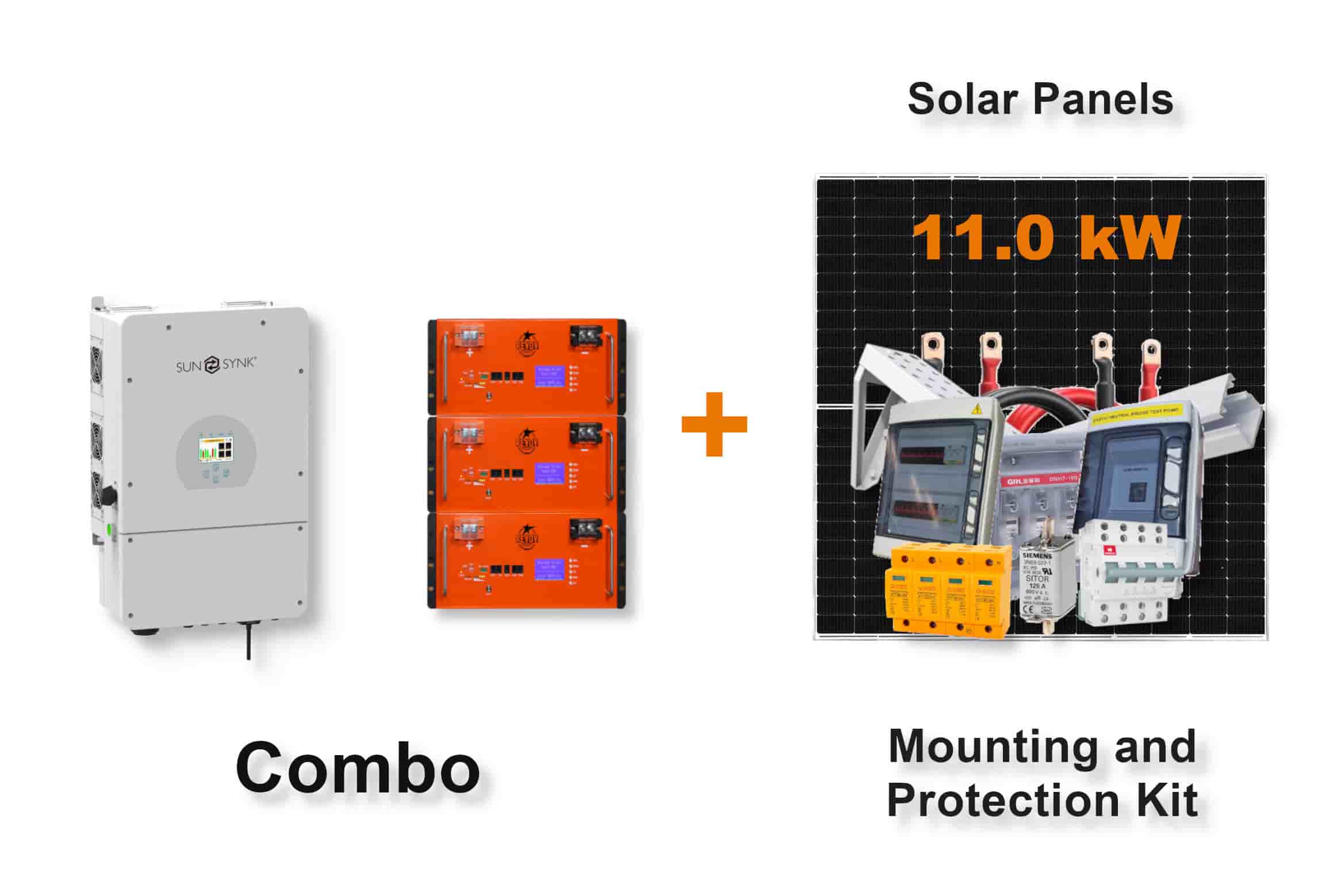 8.0 kW SUNSYNK Hybrid - REVOV Combo, c/w 3x 5.12 kWh Lithium Batteries 8.0 kW SUNSYNK Hybrid - REVOV Combo, c/w 3x 5.12 kWh Lithium Batteries