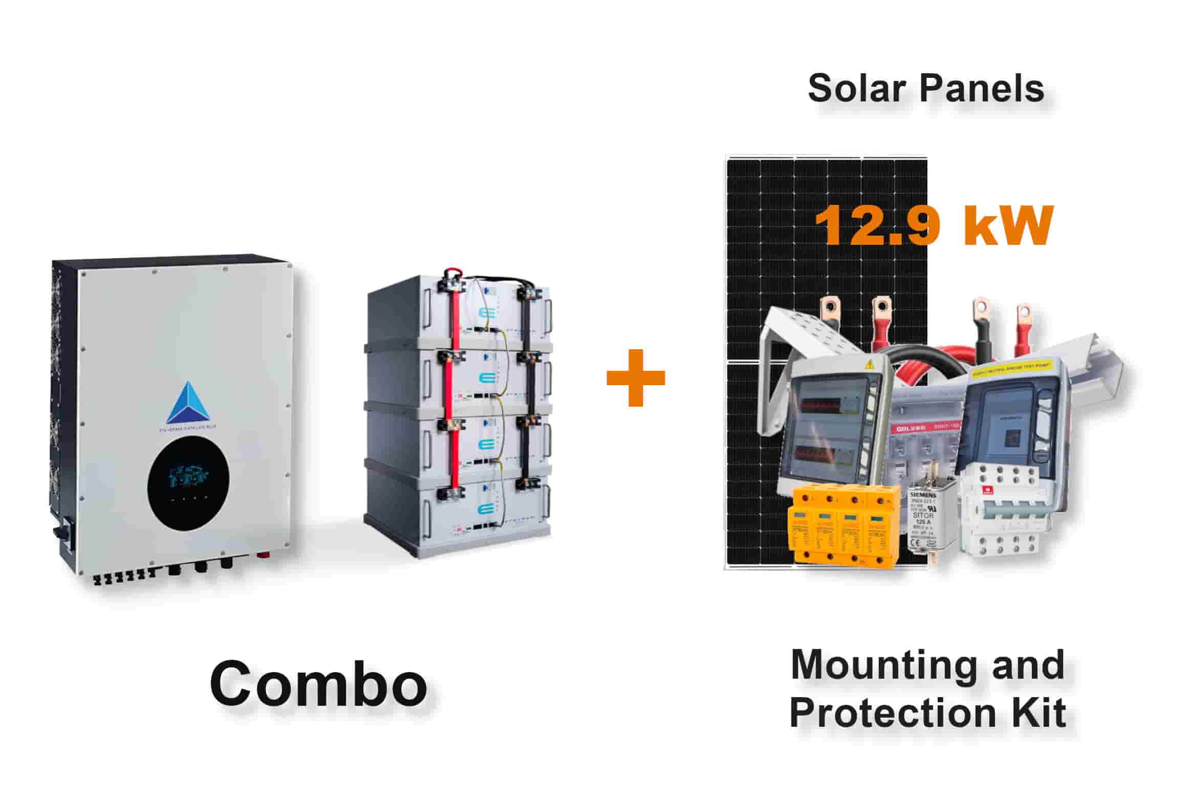 12.0 kW Blue Mountain 3-Phase Hybrid - FREEDOM WON Combo, c/w 4 x 5.0 kWh Lithium Batteries 12.0 kW Blue Mountain 3-Phase Hybrid - FREEDOM WON Combo, c/w 4 x 5.0 kWh Lithium Batteries