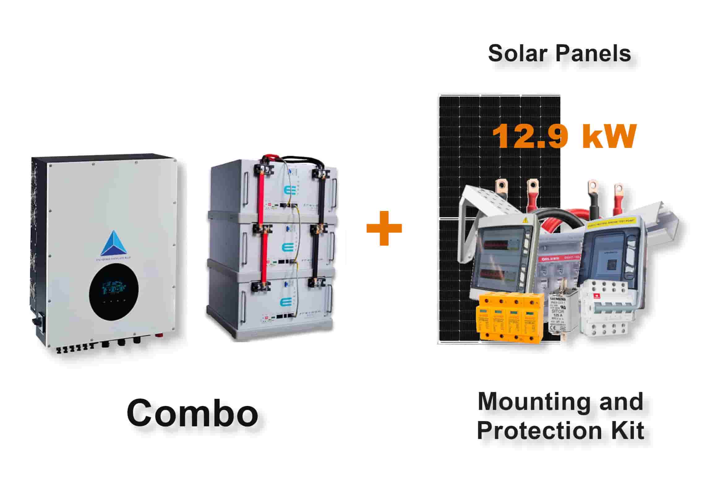 15.0 kW Blue Mountain 3-Phase Hybrid - FREEDOM WON Combo, c/w 3x 5.0 kWh Lithium Batteries 15.0 kW Blue Mountain 3-Phase Hybrid - FREEDOM WON Combo, c/w 3x 5.0 kWh Lithium Batteries