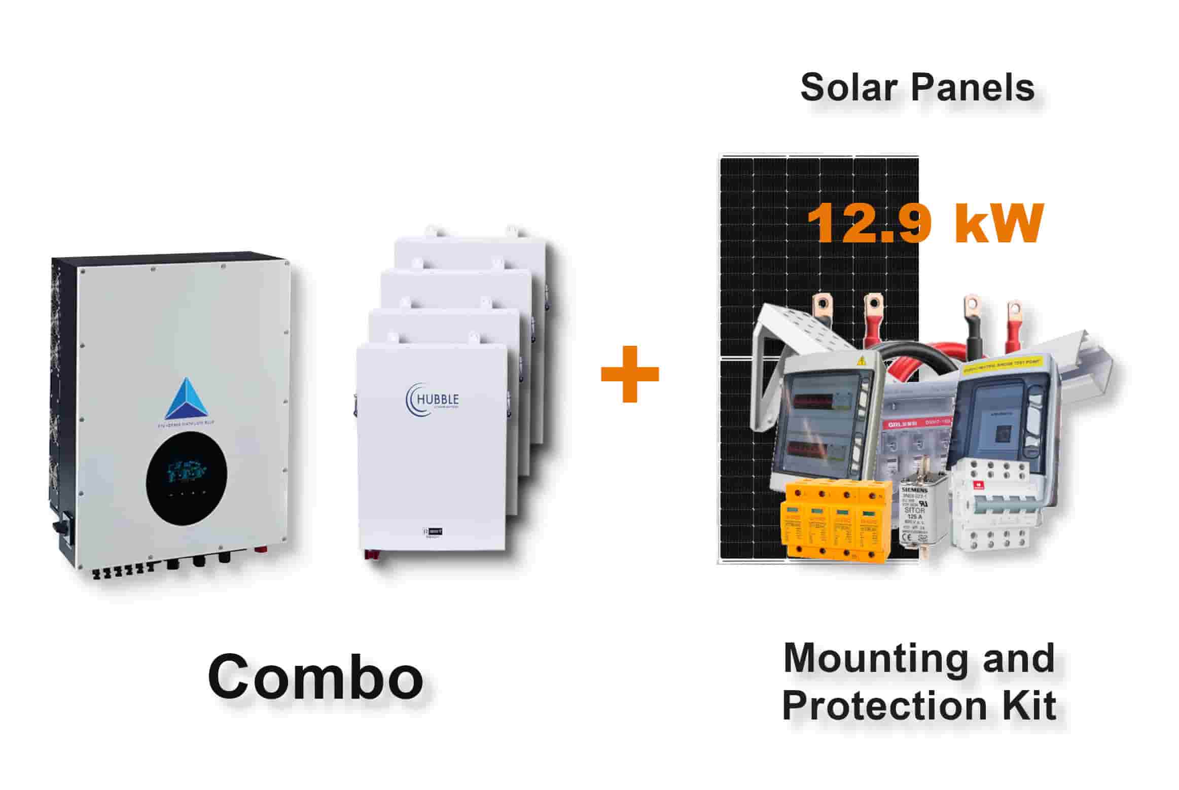 15.0 kW Blue Mountain 3-Phase Hybrid - HUBBLE Combo, c/w 4x 5.5 kWh Lithium Batteries 15.0 kW Blue Mountain 3-Phase Hybrid - HUBBLE Combo, c/w 4x 5.5 kWh Lithium Batteries