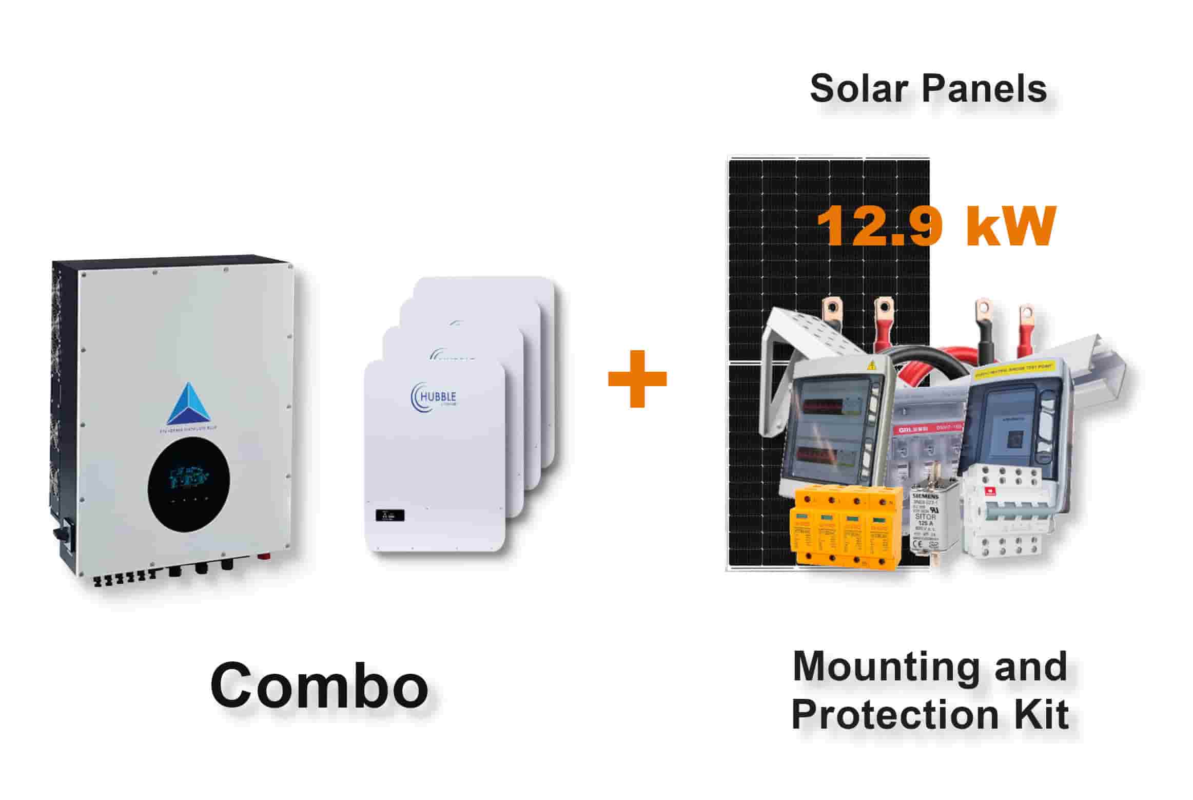 15.0 kW Blue Mountain 3-Phase Hybrid - HUBBLE Combo, c/w 4x 5.12 kWh Lithium Batteries 15.0 kW Blue Mountain 3-Phase Hybrid - HUBBLE Combo, c/w 4x 5.12 kWh Lithium Batteries