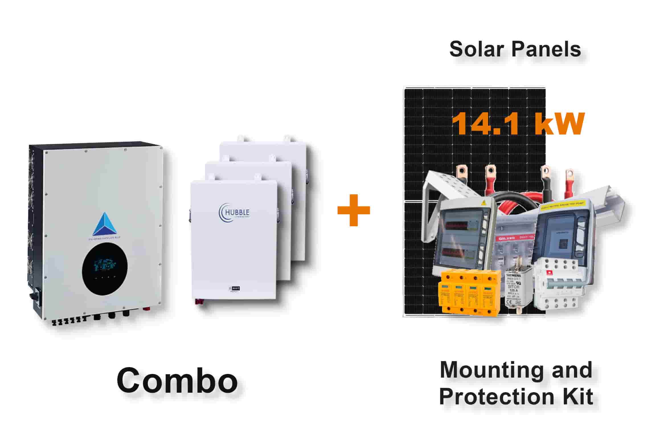 12.0 kW Blue Mountain 3-Phase Hybrid - HUBBLE Combo, c/w 3 x 5.5 kWh Lithium Batteries 12.0 kW Blue Mountain 3-Phase Hybrid - HUBBLE Combo, c/w 3 x 5.5 kWh Lithium Batteries