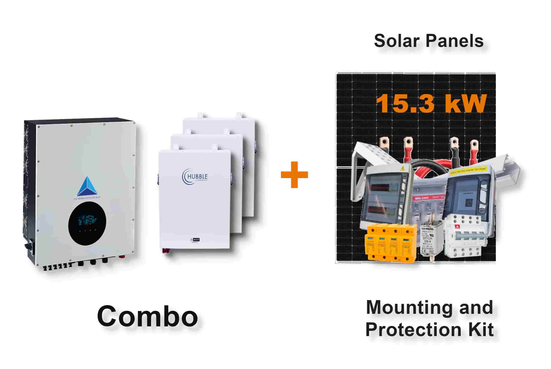 12.0 kW Blue Mountain 3-Phase Hybrid - HUBBLE Combo, c/w 3 x 5.5 kWh Lithium Batteries 12.0 kW Blue Mountain 3-Phase Hybrid - HUBBLE Combo, c/w 3 x 5.5 kWh Lithium Batteries