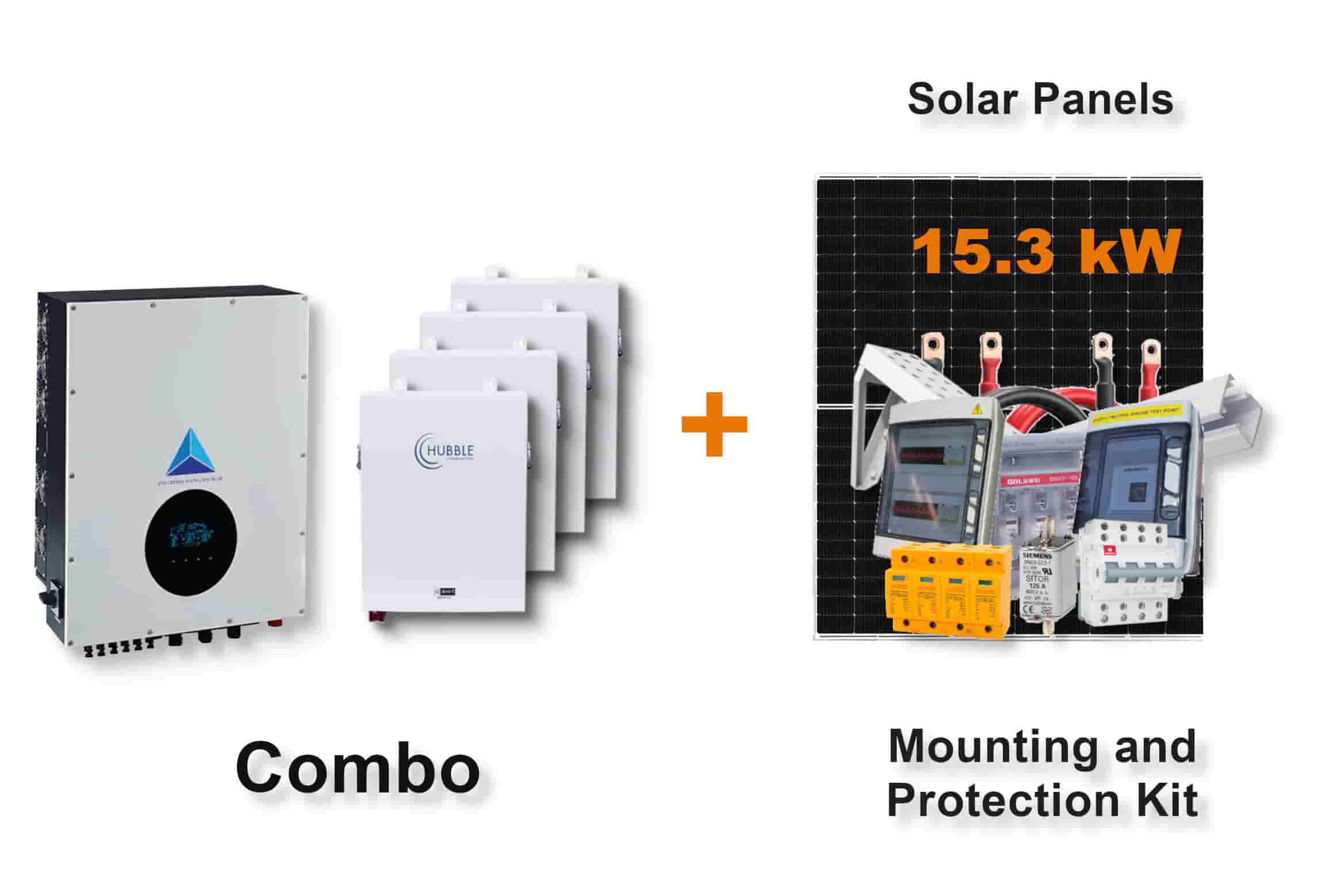 12.0 kW Blue Mountain 3-Phase Hybrid - HUBBLE Combo, c/w 4 x 5.5 kWh Lithium Batteries 12.0 kW Blue Mountain 3-Phase Hybrid - HUBBLE Combo, c/w 4 x 5.5 kWh Lithium Batteries