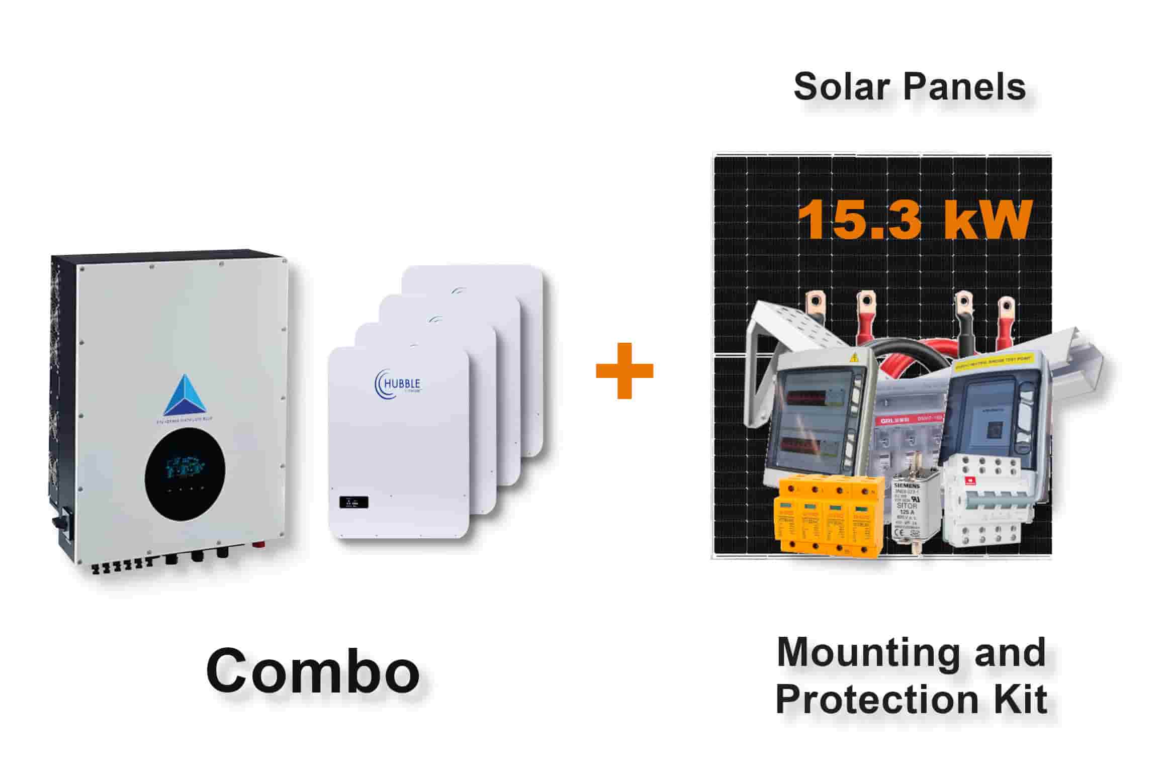12.0 kW Blue Mountain 3-Phase Hybrid - HUBBLE Combo, c/w 4 x 5.12 kWh Lithium Batteries 12.0 kW Blue Mountain 3-Phase Hybrid - HUBBLE Combo, c/w 4 x 5.12 kWh Lithium Batteries