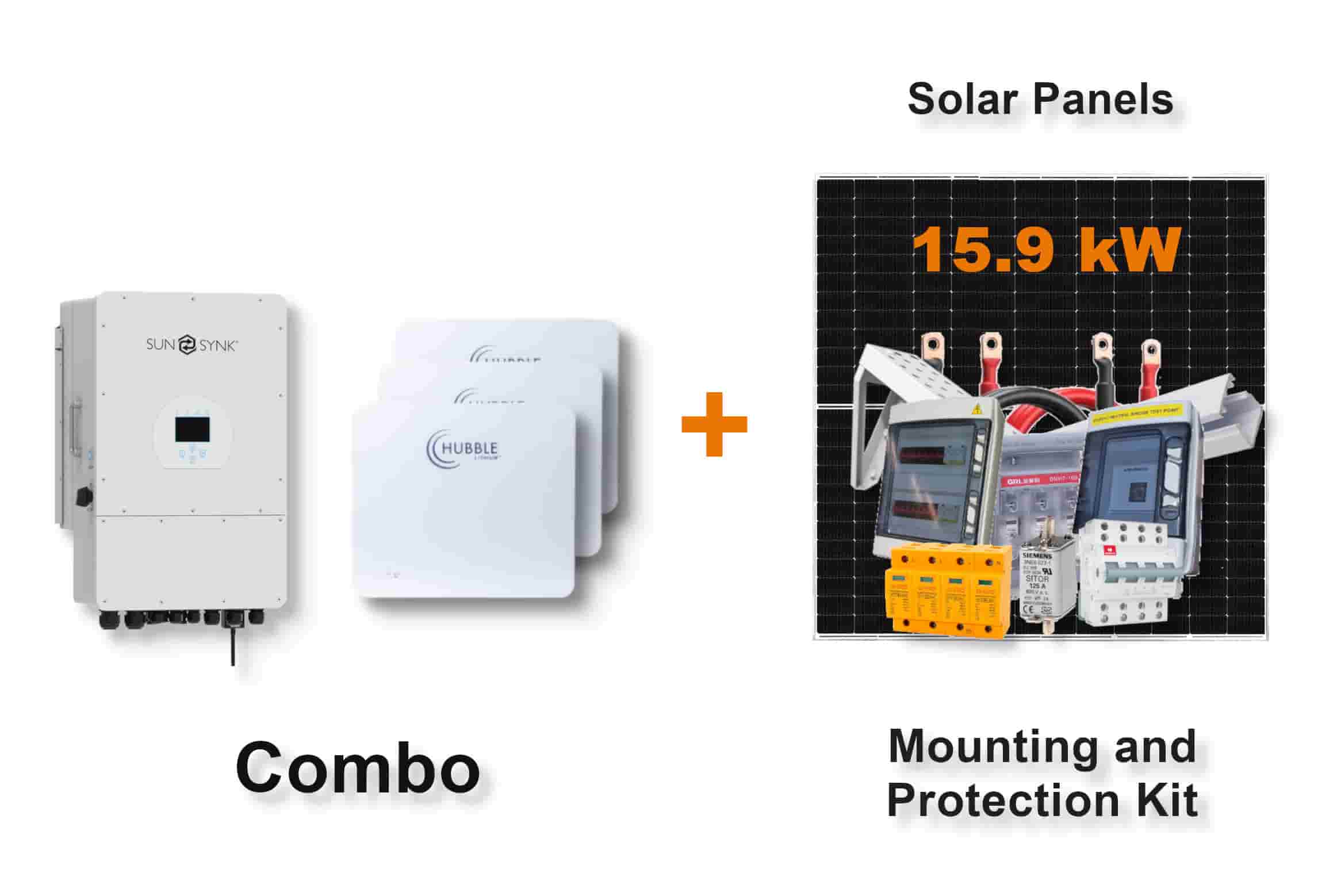 12.0 kW SUNSYNK 3-Phase Hybrid - HUBBLE Combo, c/w 3x 10.0 kWh Lithium Batteries 12.0 kW SUNSYNK 3-Phase Hybrid - HUBBLE Combo, c/w 3x 10.0 kWh Lithium Batteries