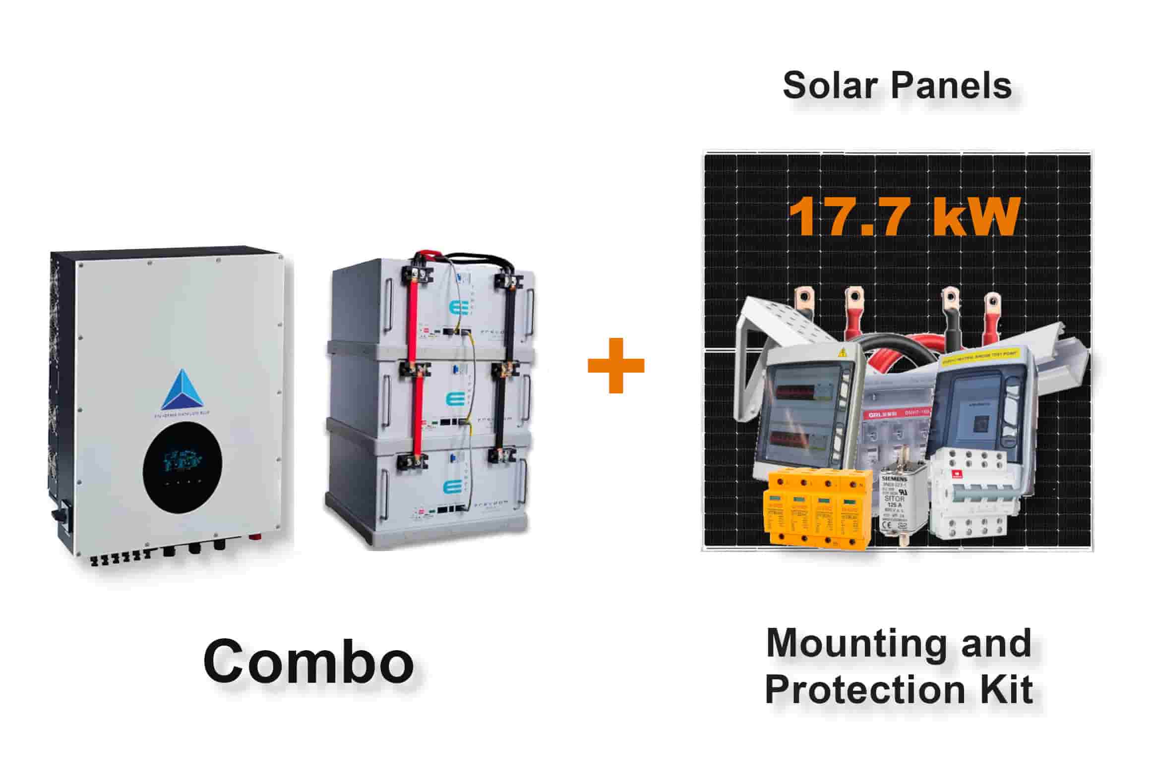 12.0 kW Blue Mountain 3-Phase Hybrid - FREEDOM WON Combo, c/w 3 x 5.0 kWh Lithium Batteries 12.0 kW Blue Mountain 3-Phase Hybrid - FREEDOM WON Combo, c/w 3 x 5.0 kWh Lithium Batteries