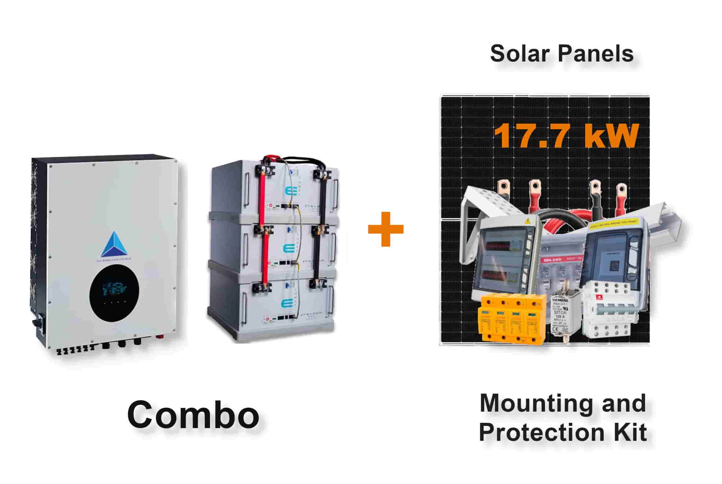 15.0 kW Blue Mountain 3-Phase Hybrid - FREEDOM WON Combo, c/w 3x 5.0 kWh Lithium Batteries 15.0 kW Blue Mountain 3-Phase Hybrid - FREEDOM WON Combo, c/w 3x 5.0 kWh Lithium Batteries