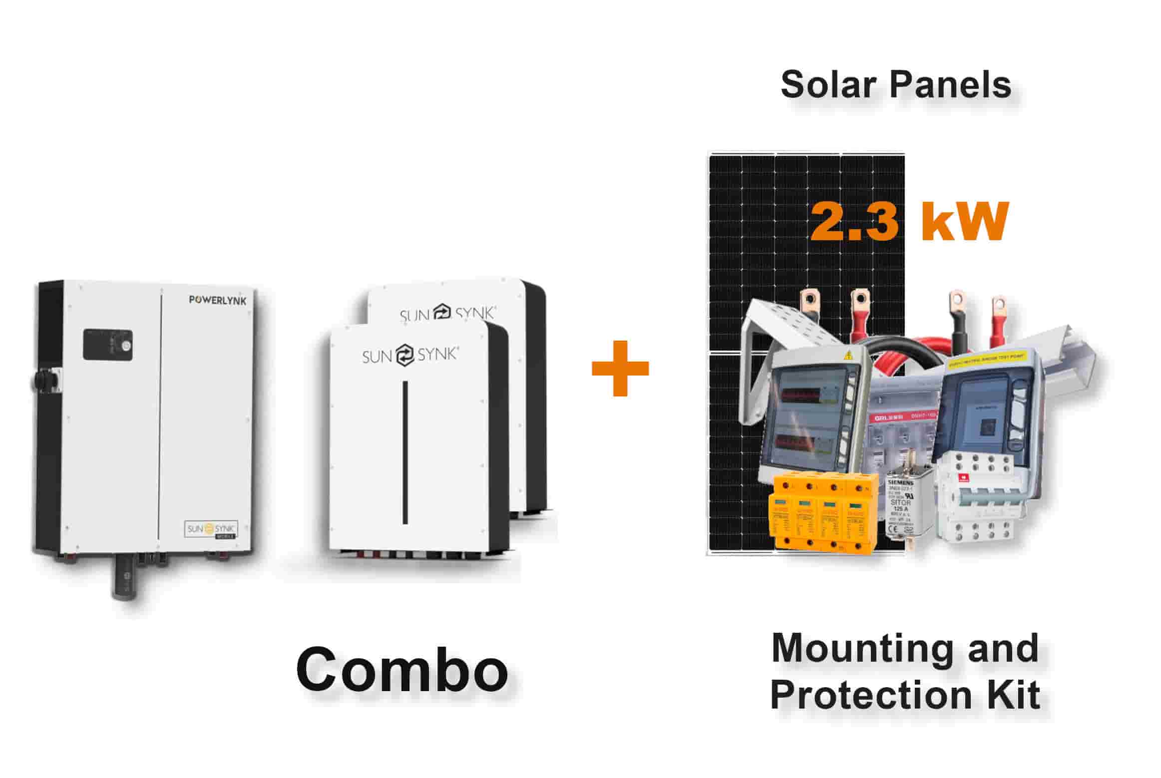 3.6 kW Sunsynk Powerlynk X, Hybrid Inverter, c/w 14.08 kWh LiFePO4 battery 3.6 kW Sunsynk Powerlynk X, Hybrid Inverter, c/w 14.08 kWh LiFePO4 battery
