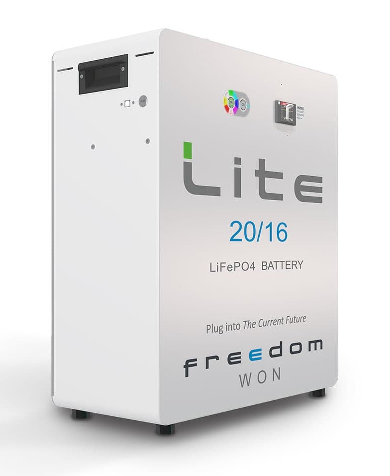 12.0 kW Blue Mountain 3-Phase Hybrid - FREEDOM WON Combo, c/w 20.0 kWh Lithium Battery 12.0 kW Blue Mountain 3-Phase Hybrid - FREEDOM WON Combo, c/w 20.0 kWh Lithium Battery
