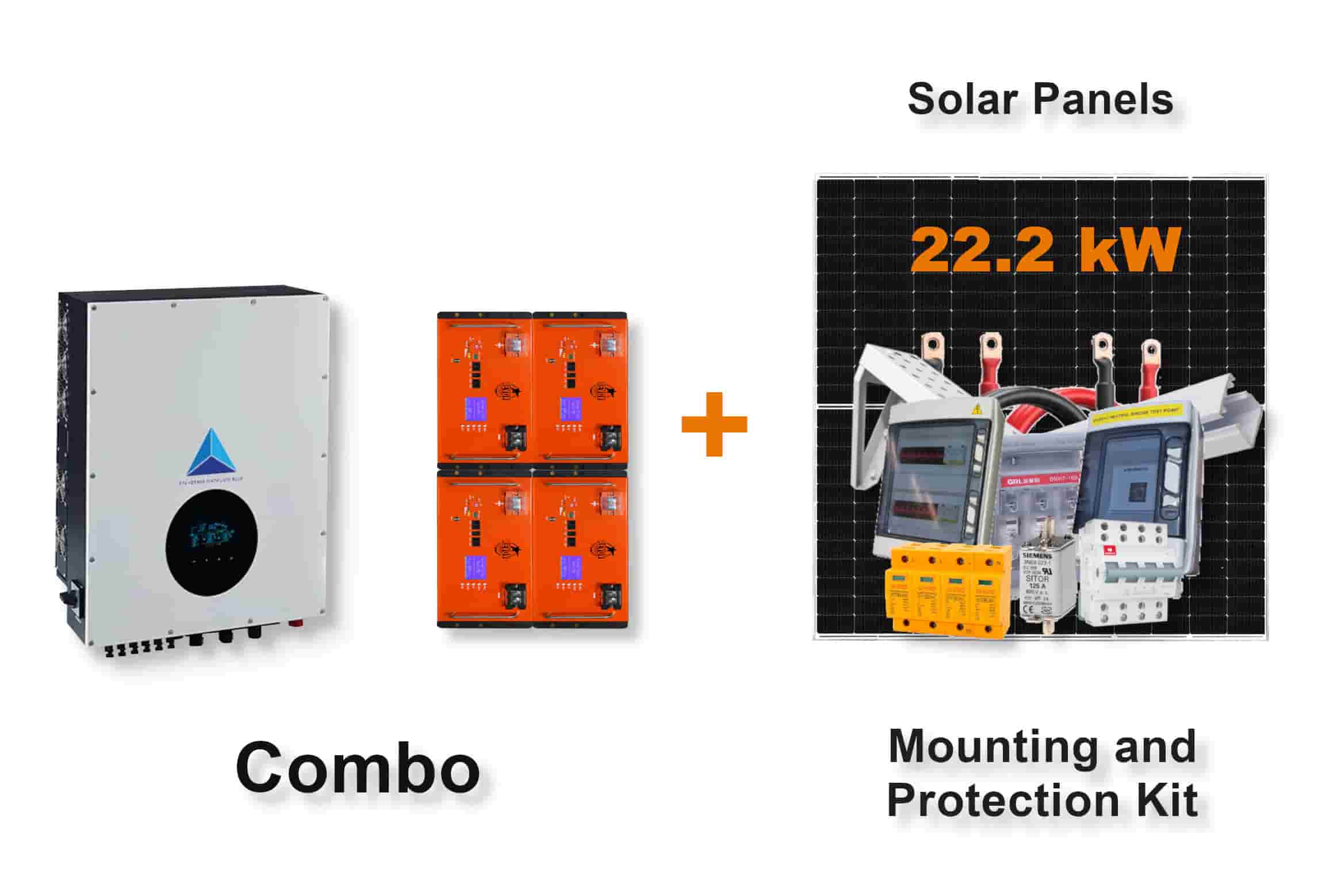 15.0 kW Blue Mountain 3-Phase Hybrid - REVOV Combo, c/w 4x 5.12 kWh Lithium Batteries 15.0 kW Blue Mountain 3-Phase Hybrid - REVOV Combo, c/w 4x 5.12 kWh Lithium Batteries