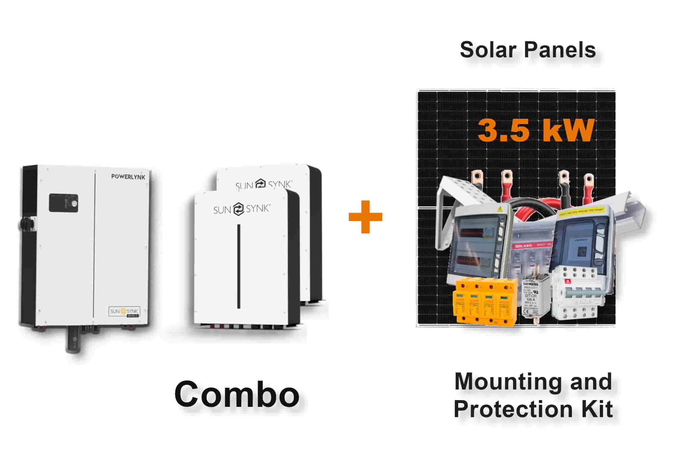 3.6 kW Sunsynk Powerlynk X, Hybrid Inverter, c/w 14.08 kWh LiFePO4 battery 3.6 kW Sunsynk Powerlynk X, Hybrid Inverter, c/w 14.08 kWh LiFePO4 battery