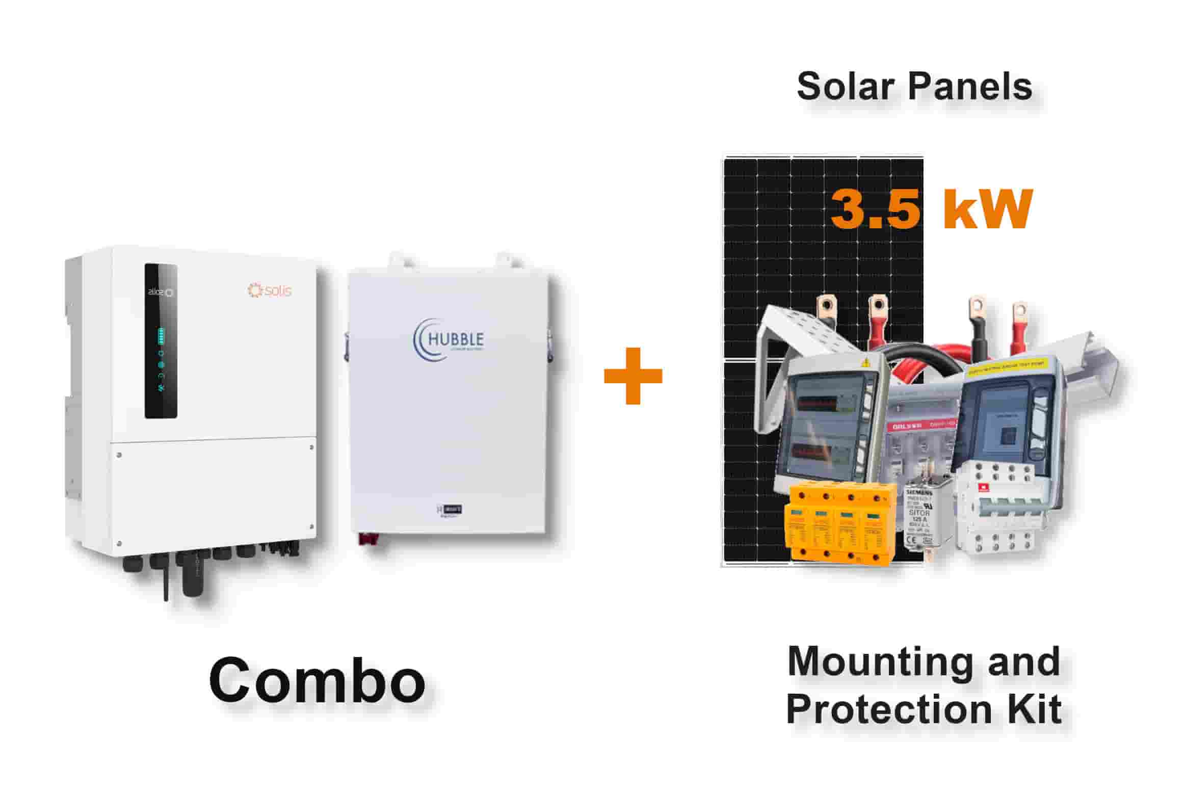 5.0 kW SOLIS S6 Hybrid - HUBBLE Combo, c/w 5.5 kWh Lithium Battery 5.0 kW SOLIS S6 Hybrid - HUBBLE Combo, c/w 5.5 kWh Lithium Battery