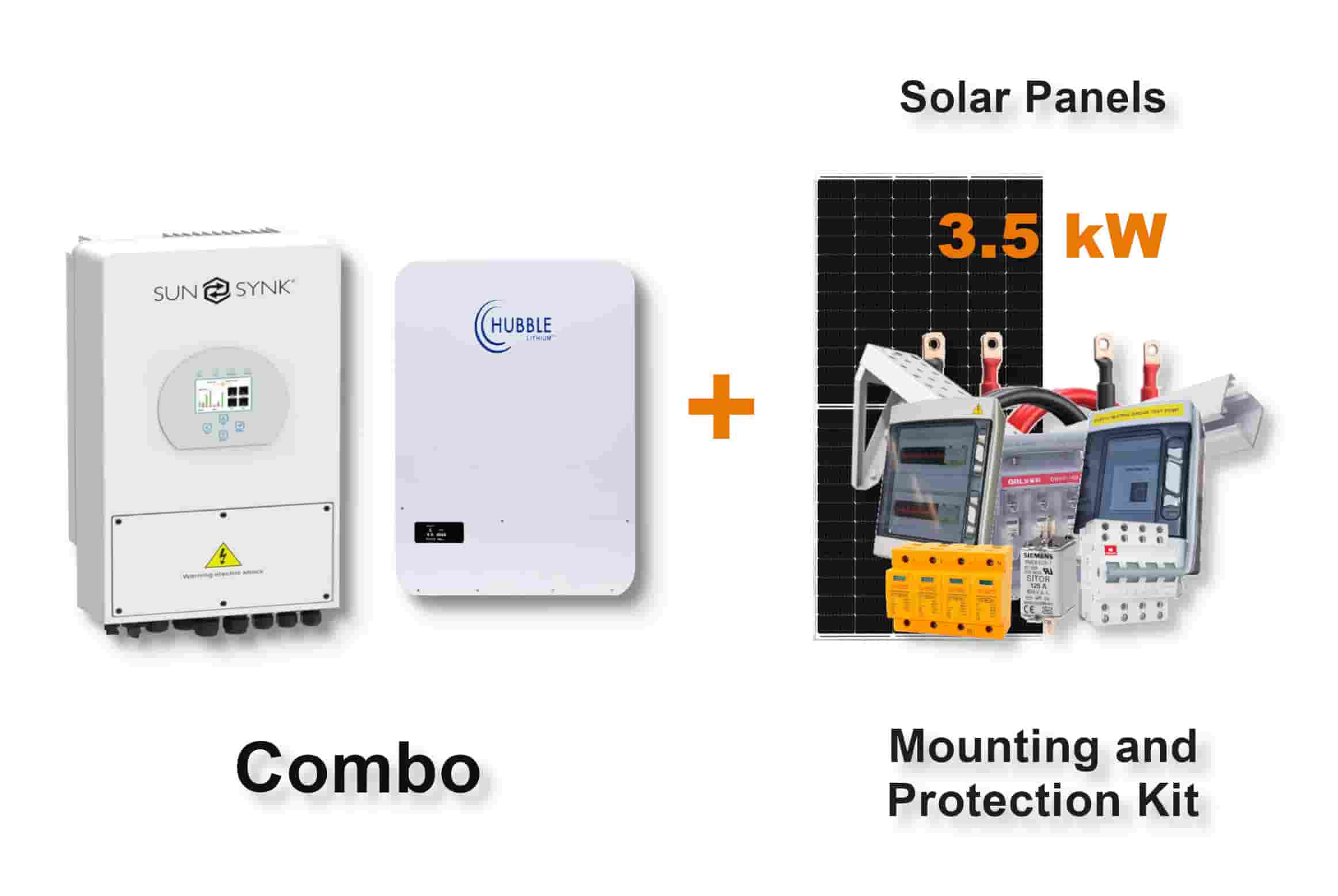5.0 kW SUNSYNK Hybrid - HUBBLE Combo, c/w 5.12 kWh Lithium Battery 5.0 kW SUNSYNK Hybrid - HUBBLE Combo, c/w 5.12 kWh Lithium Battery
