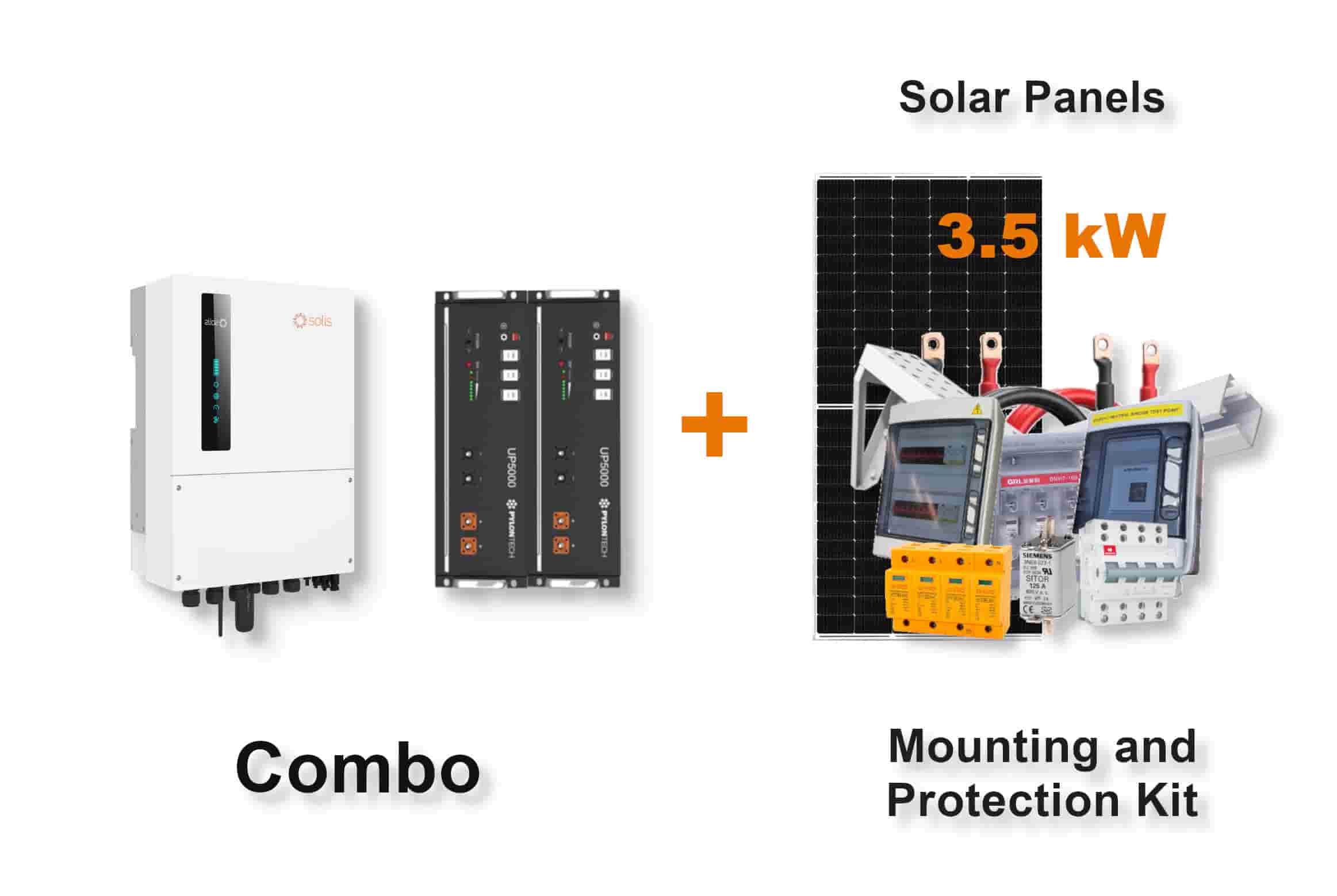 6.0 kW SOLIS S6 Hybrid - PYLONTECH Combo, c/w 2x 4.8 kWh Lithium Batteries 6.0 kW SOLIS S6 Hybrid - PYLONTECH Combo, c/w 2x 4.8 kWh Lithium Batteries