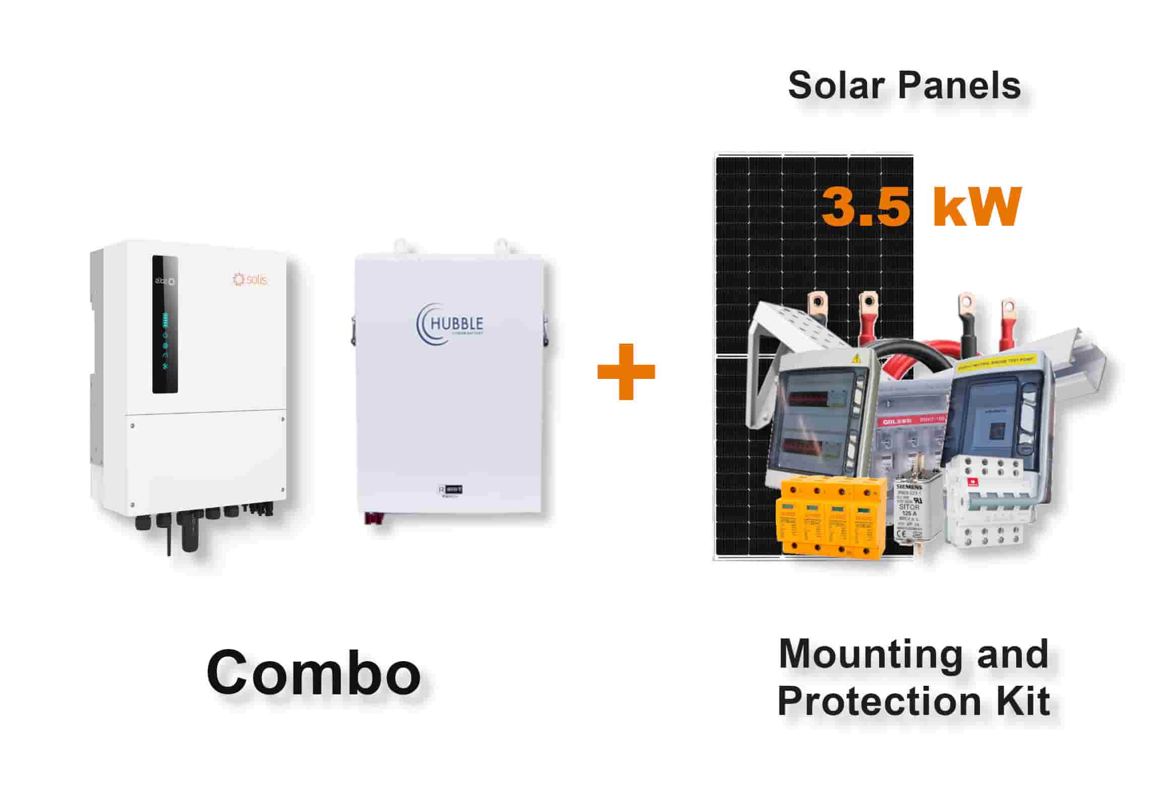 6.0 kW SOLIS S6 Hybrid - HUBBLE Combo, c/w 5.5 kWh Lithium Battery 6.0 kW SOLIS S6 Hybrid - HUBBLE Combo, c/w 5.5 kWh Lithium Battery