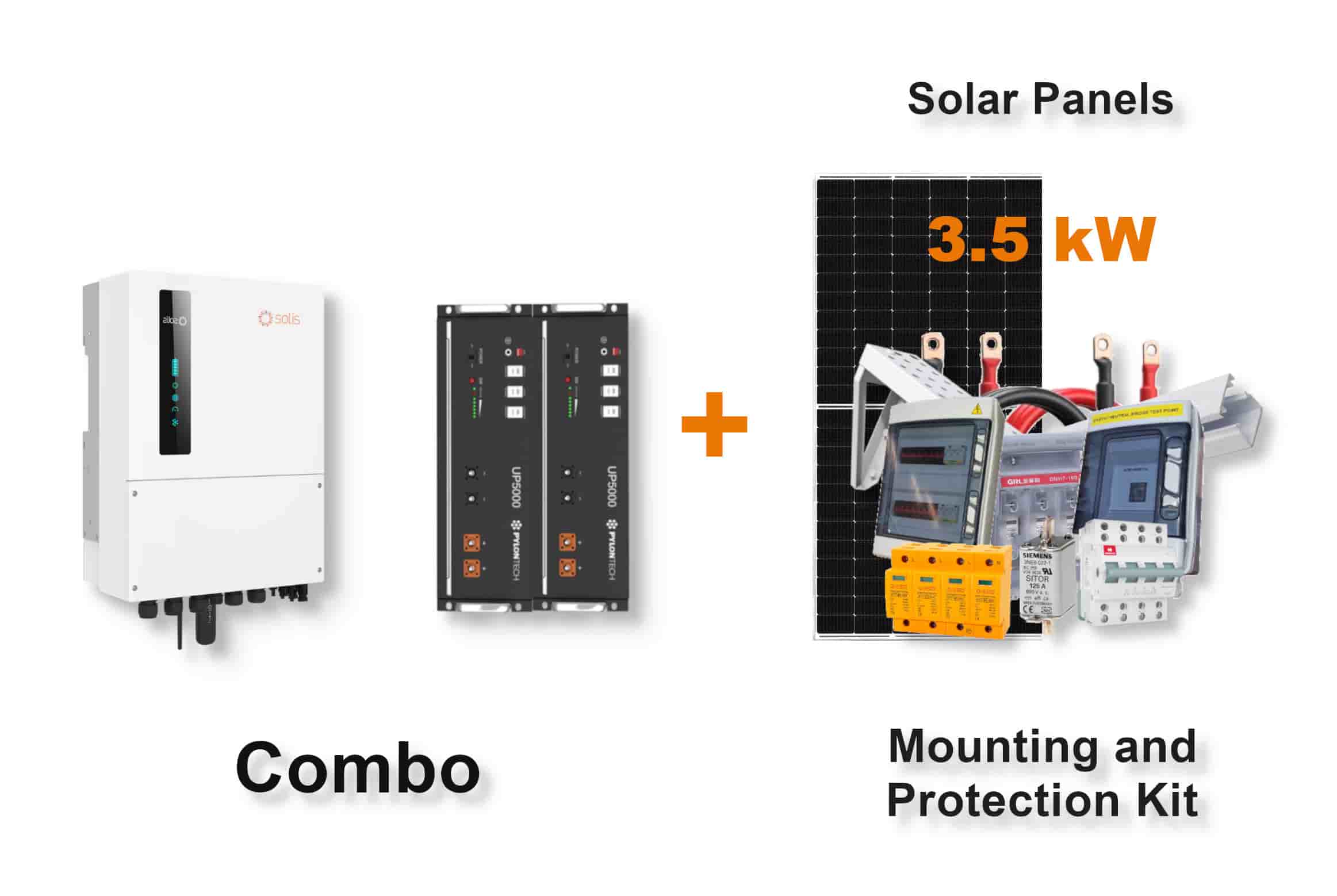 8.0 kW SOLIS S6 Hybrid Combo, c/w 2x 4.8 kWh PYLONTECH Lithium Batteries 8.0 kW SOLIS S6 Hybrid Combo, c/w 2x 4.8 kWh PYLONTECH Lithium Batteries
