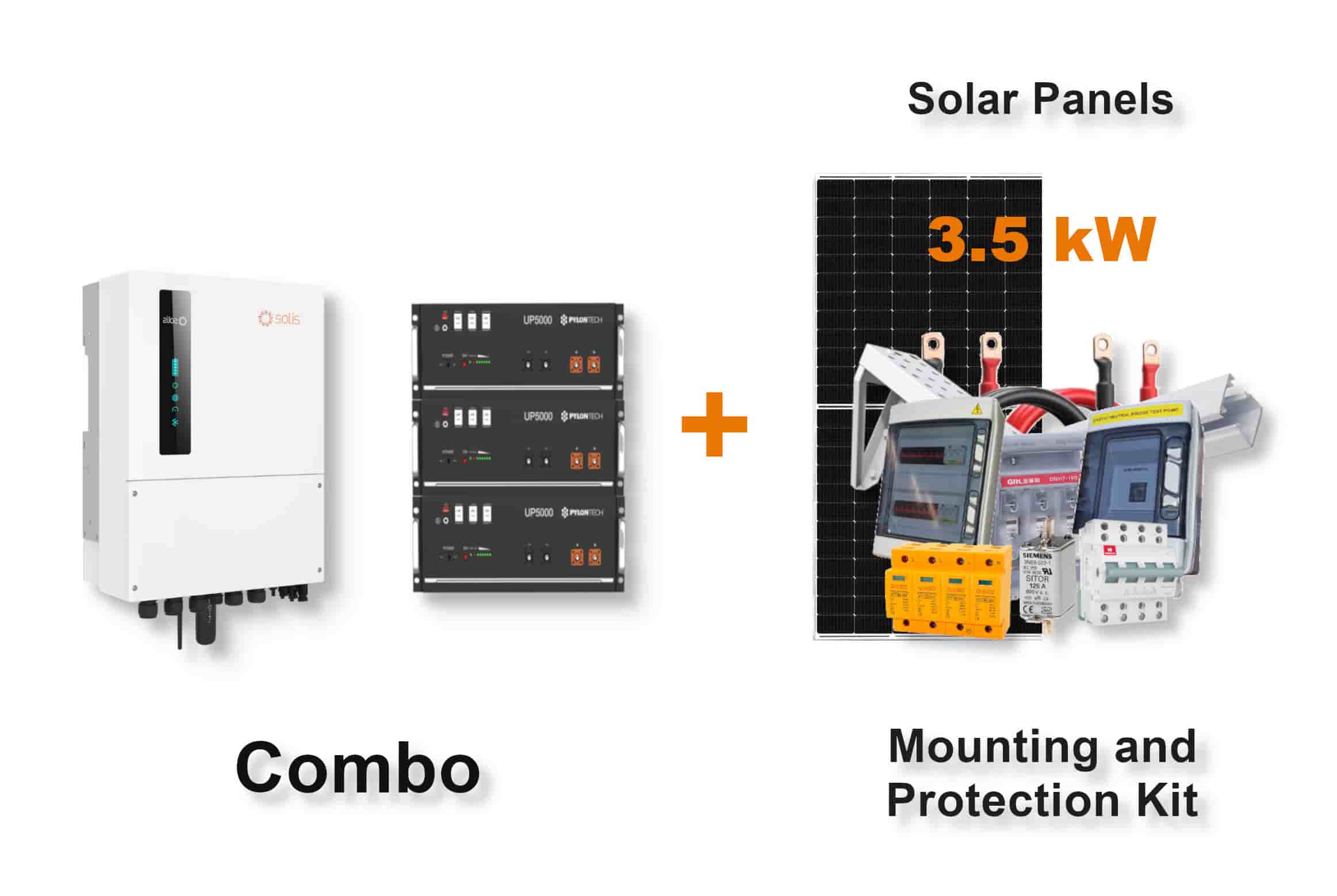 8.0 kW SOLIS S6 Hybrid Combo, c/w 3x 4.8 kWh PYLONTECH Lithium Batteries 8.0 kW SOLIS S6 Hybrid Combo, c/w 3x 4.8 kWh PYLONTECH Lithium Batteries