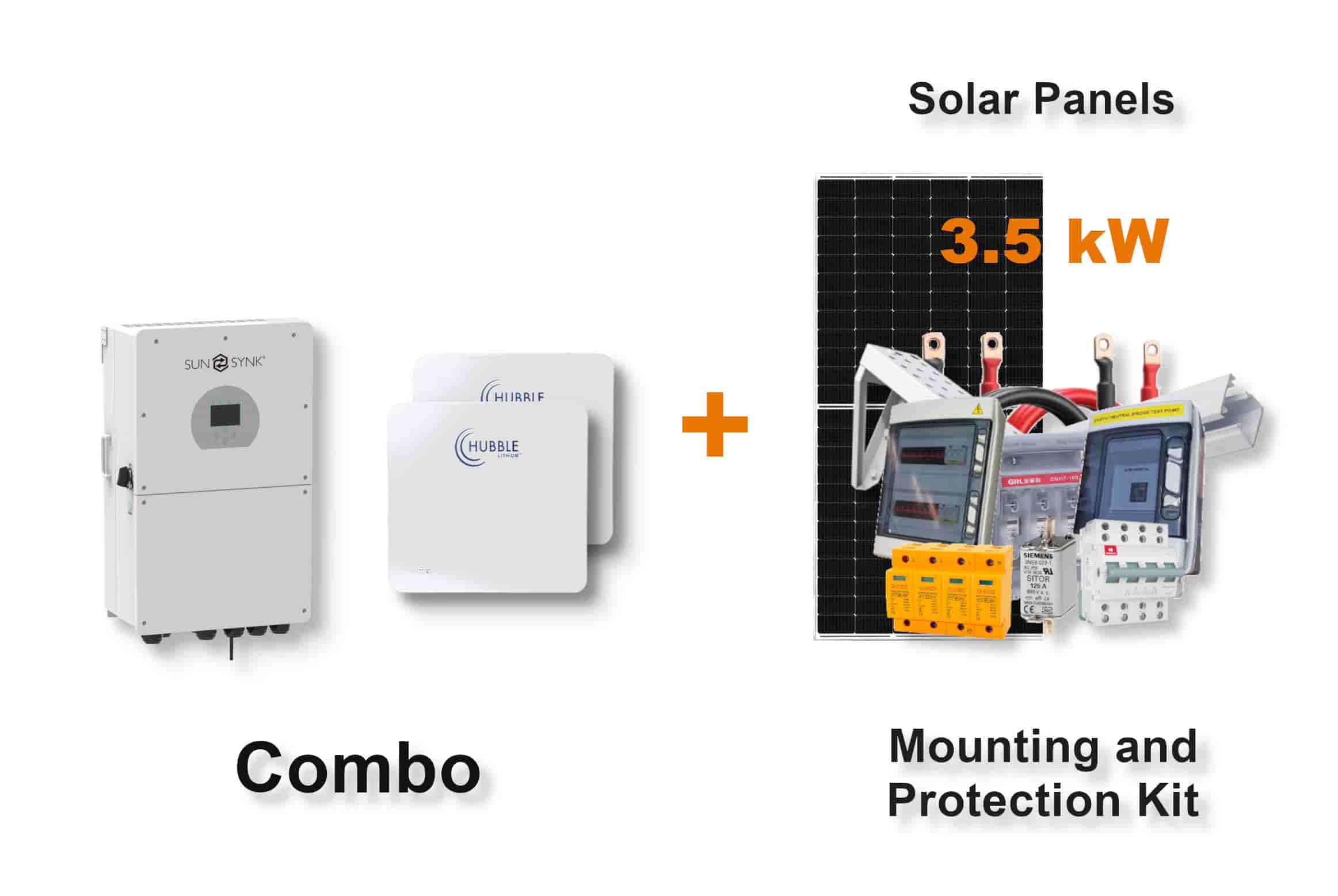16.0 kW SUNSYNK Hybrid - HUBBLE Combo, c/w 2x 10.0 kWh Lithium Batteries 16.0 kW SUNSYNK Hybrid - HUBBLE Combo, c/w 2x 10.0 kWh Lithium Batteries