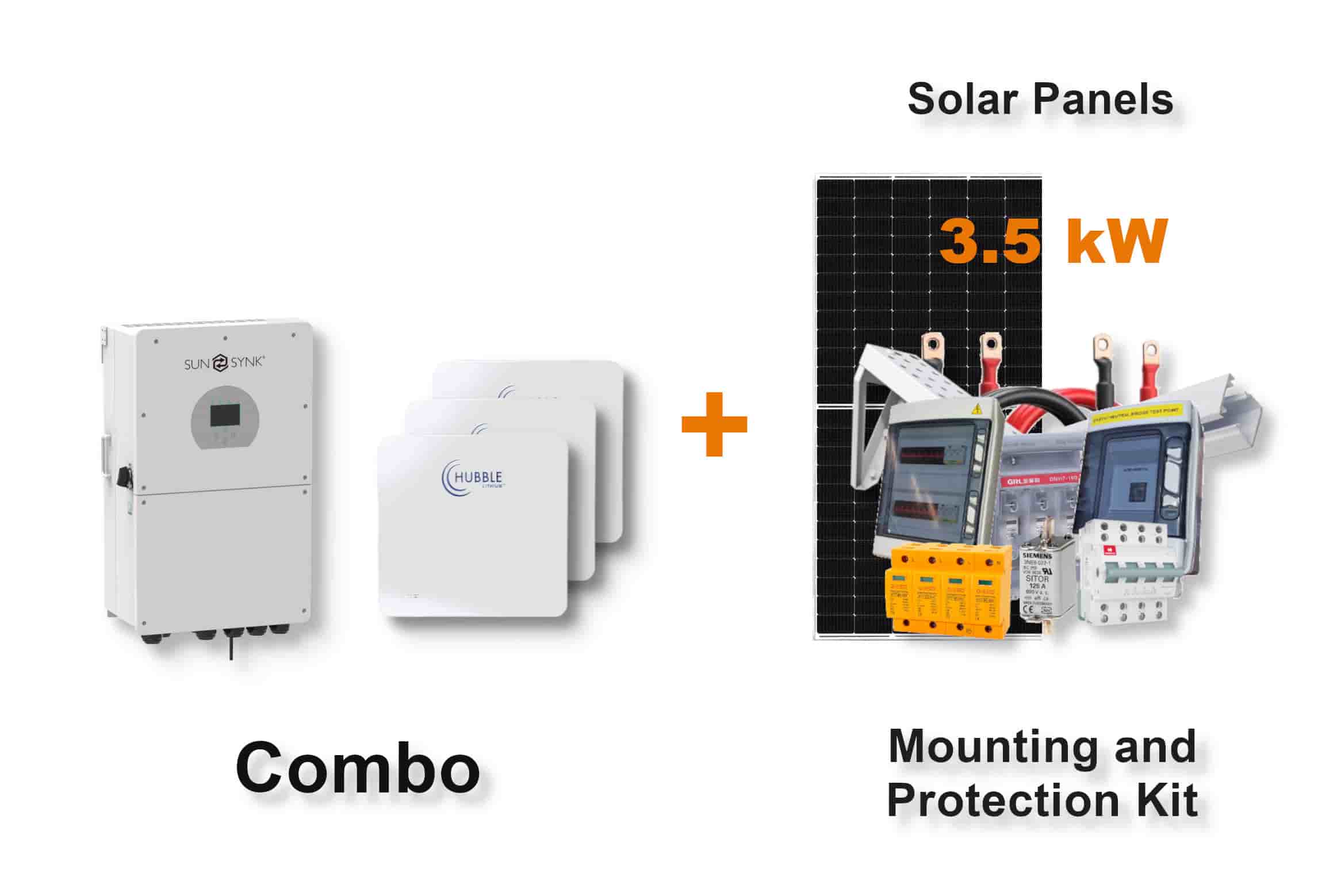 16.0 kW SUNSYNK Hybrid - HUBBLE Combo, c/w 3x 10.0 kWh Lithium Batteries 16.0 kW SUNSYNK Hybrid - HUBBLE Combo, c/w 3x 10.0 kWh Lithium Batteries