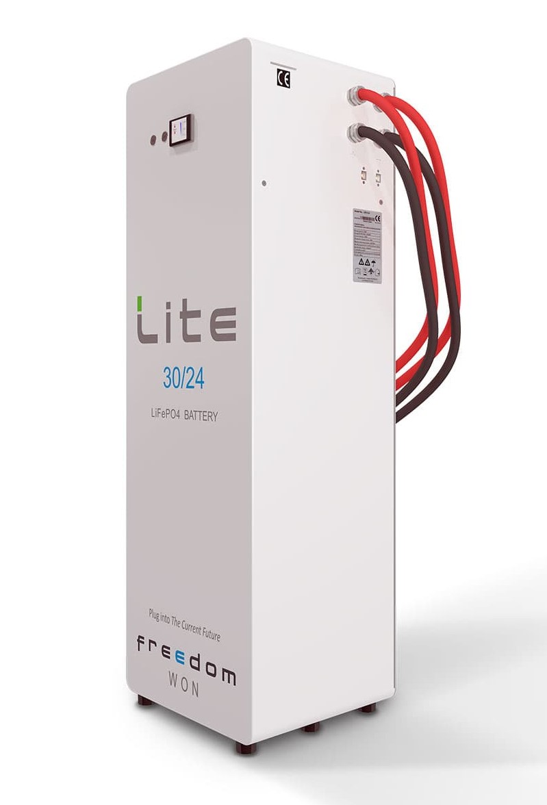 15.0 kW Blue Mountain 3-Phase Hybrid - FREEDOM WON Combo, c/w 30 kWh Lithium Battery 15.0 kW Blue Mountain 3-Phase Hybrid - FREEDOM WON Combo, c/w 30 kWh Lithium Battery