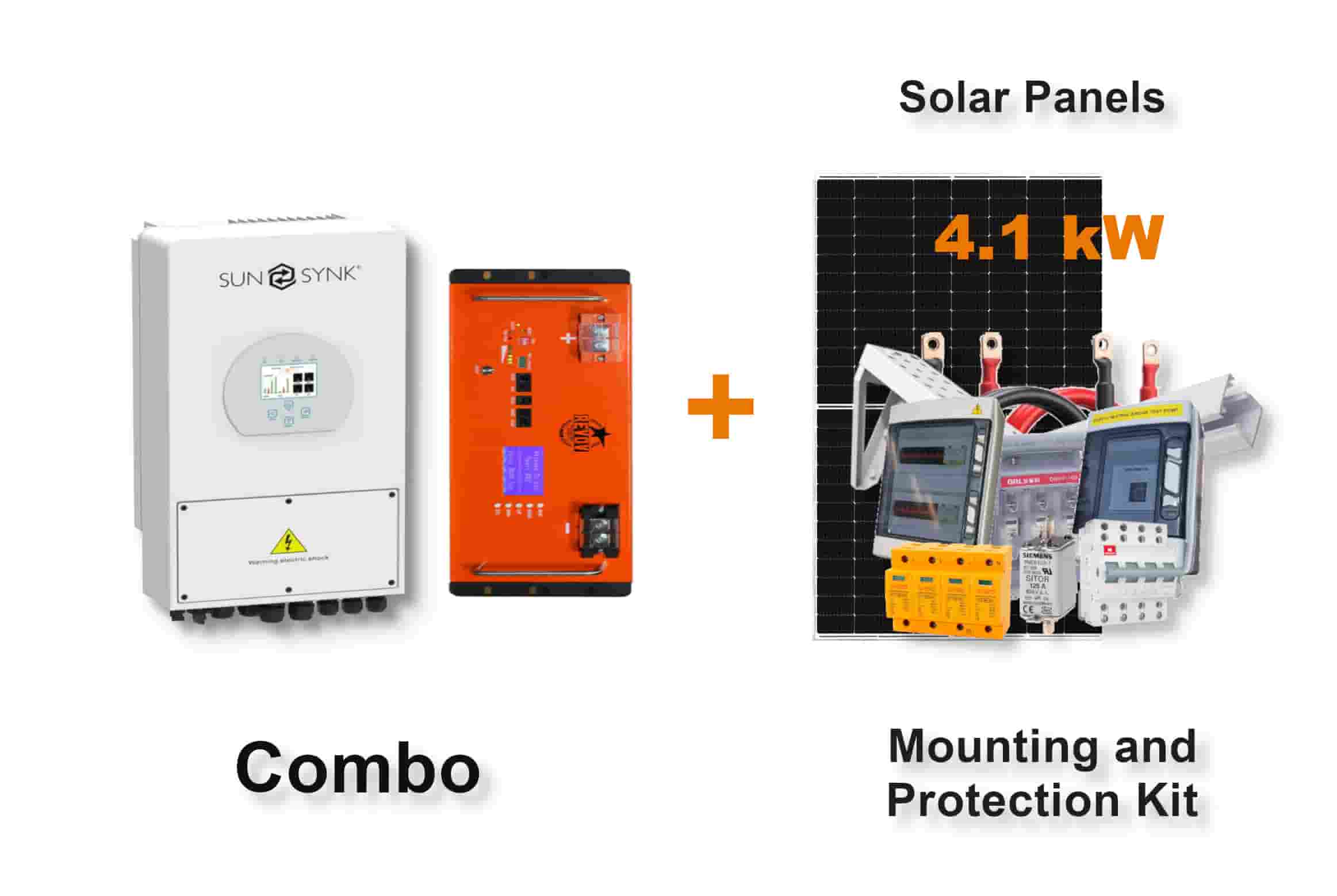 5.0 kW SUNSYNK Hybrid - REVOV Combo, c/w 5.12 kWh Lithium Battery 5.0 kW SUNSYNK Hybrid - REVOV Combo, c/w 5.12 kWh Lithium Battery