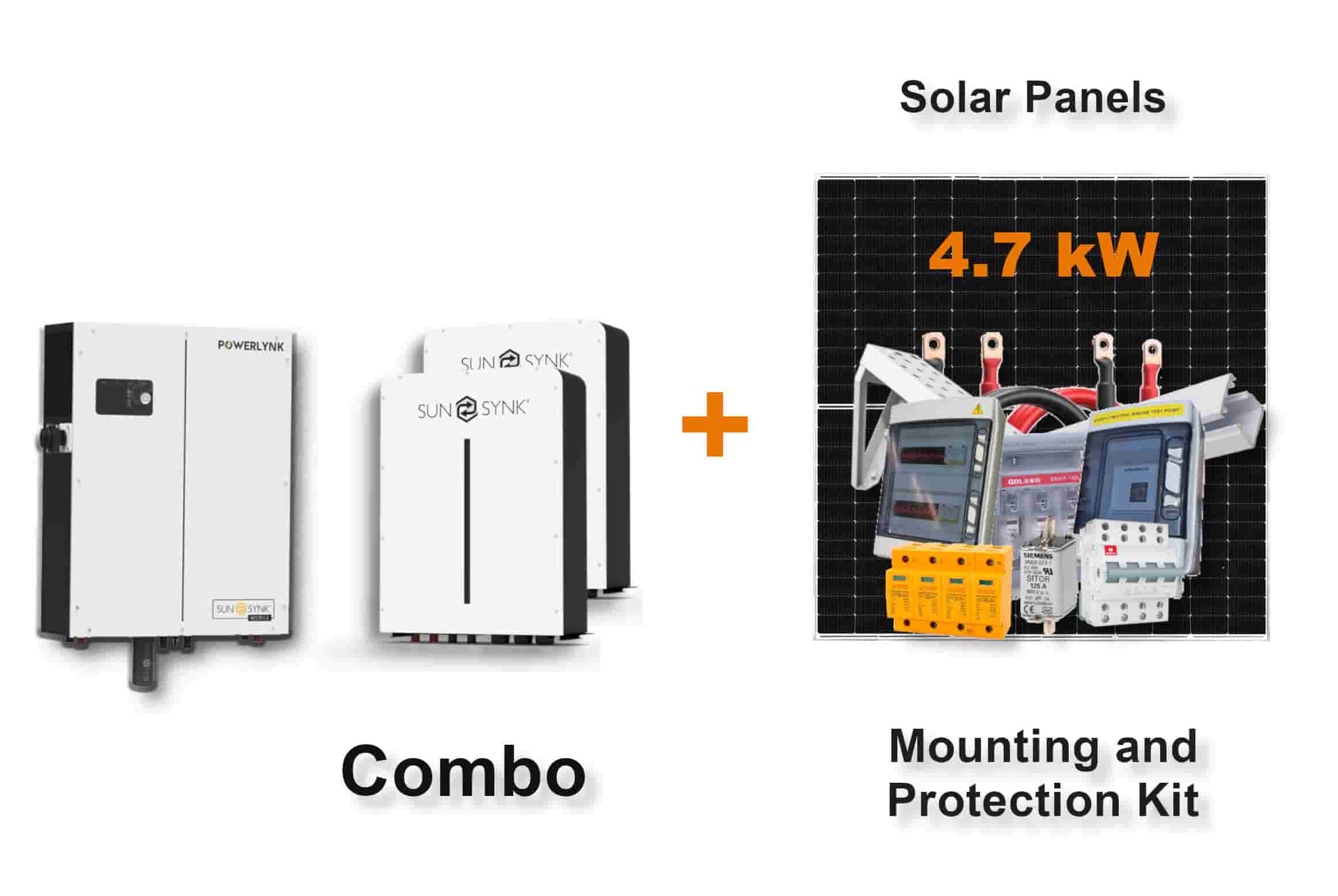 3.6 kW Sunsynk Powerlynk X, Hybrid Inverter, c/w 14.08 kWh LiFePO4 battery 3.6 kW Sunsynk Powerlynk X, Hybrid Inverter, c/w 14.08 kWh LiFePO4 battery