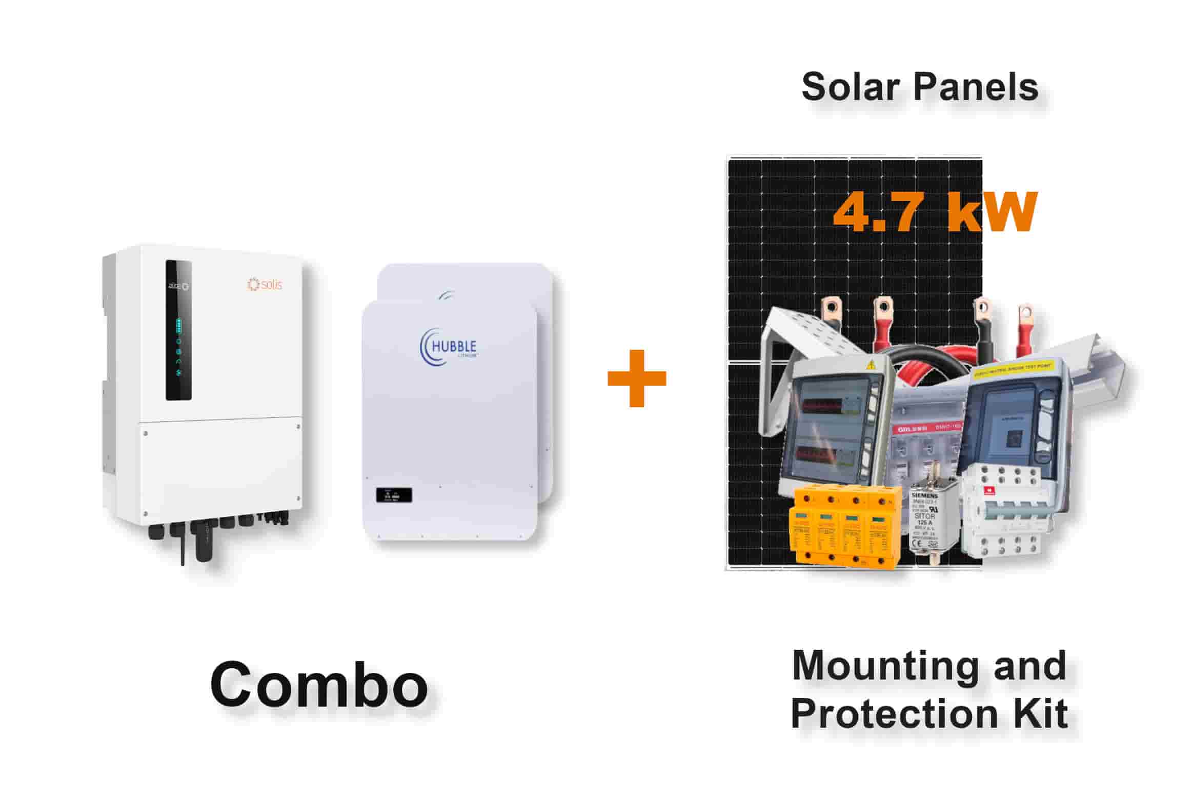 6.0 kW SOLIS S6 Hybrid - HUBBLE Combo, c/w 2x 5.12 kWh Lithium Batteries 6.0 kW SOLIS S6 Hybrid - HUBBLE Combo, c/w 2x 5.12 kWh Lithium Batteries