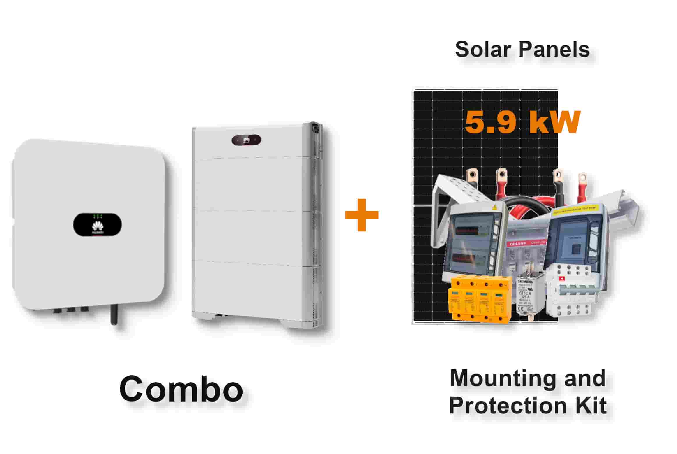 5.0 kW HUAWEI Fusion Solar Combo, c/w 15 kWh Floor Standing Lithium Battery 5.0 kW HUAWEI Fusion Solar Combo, c/w 15 kWh Floor Standing Lithium Battery