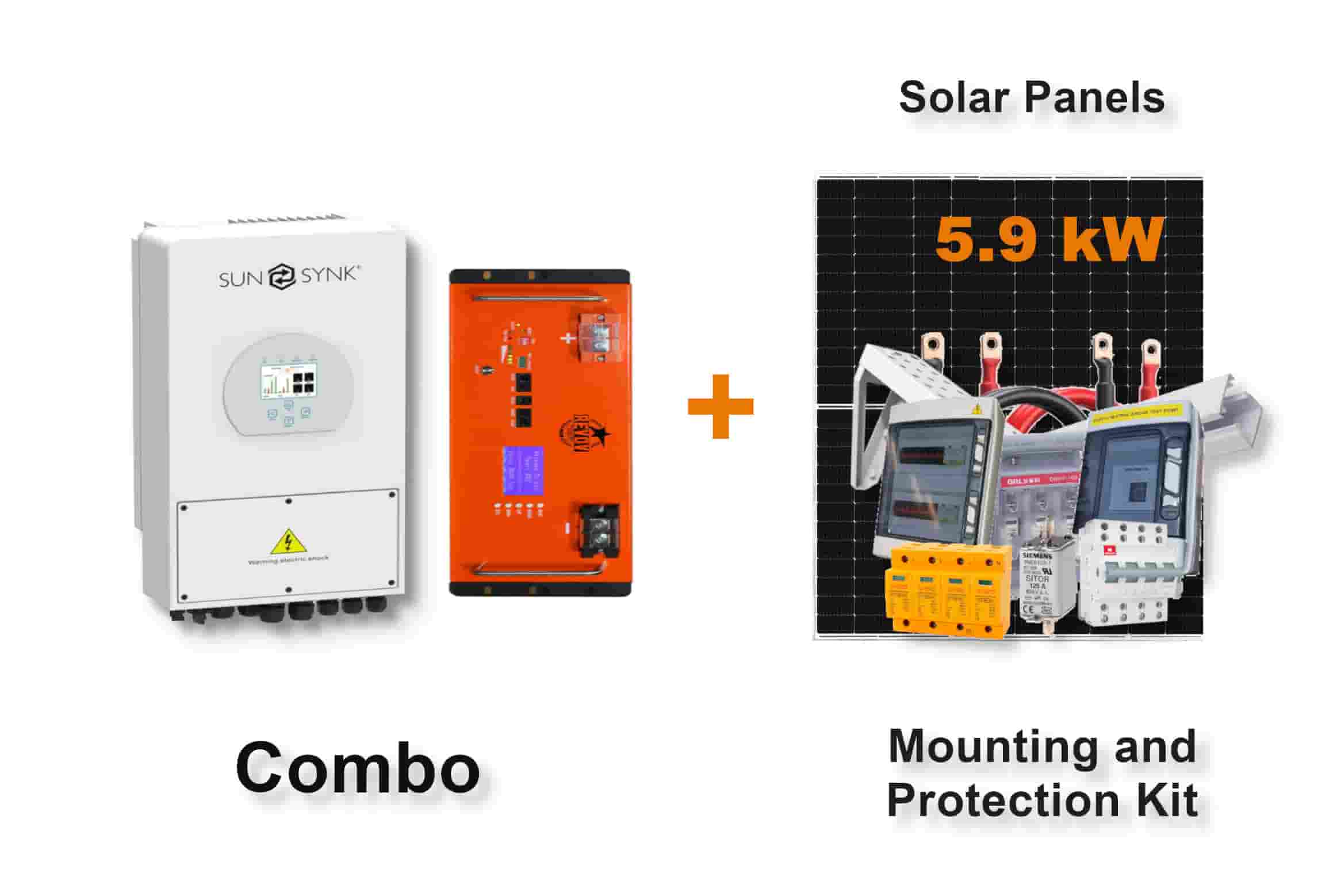 5.0 kW SUNSYNK Hybrid - REVOV Combo, c/w 5.12 kWh Lithium Battery 5.0 kW SUNSYNK Hybrid - REVOV Combo, c/w 5.12 kWh Lithium Battery
