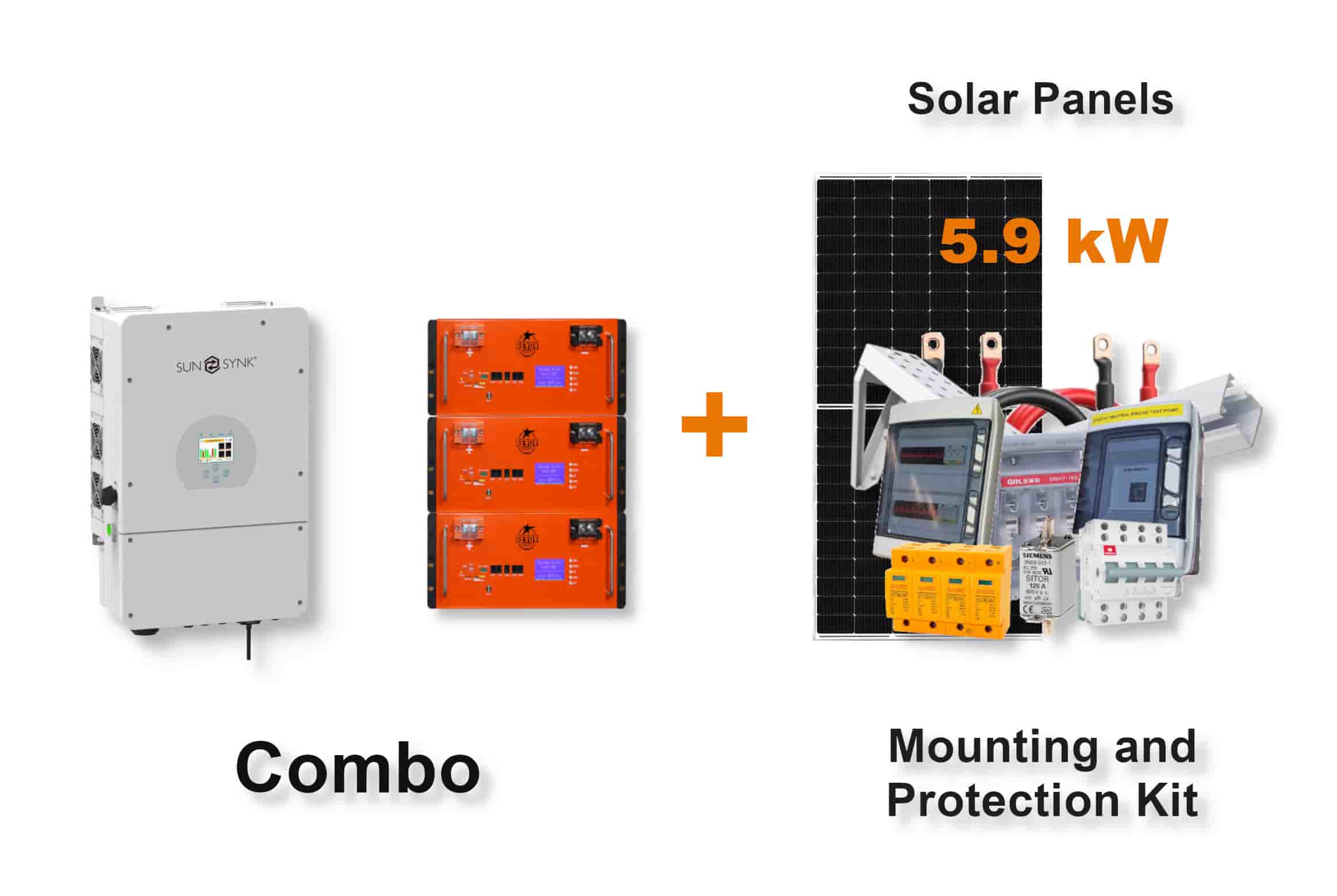 8.0 kW SUNSYNK Hybrid - REVOV Combo, c/w 3x 5.12 kWh Lithium Batteries 8.0 kW SUNSYNK Hybrid - REVOV Combo, c/w 3x 5.12 kWh Lithium Batteries