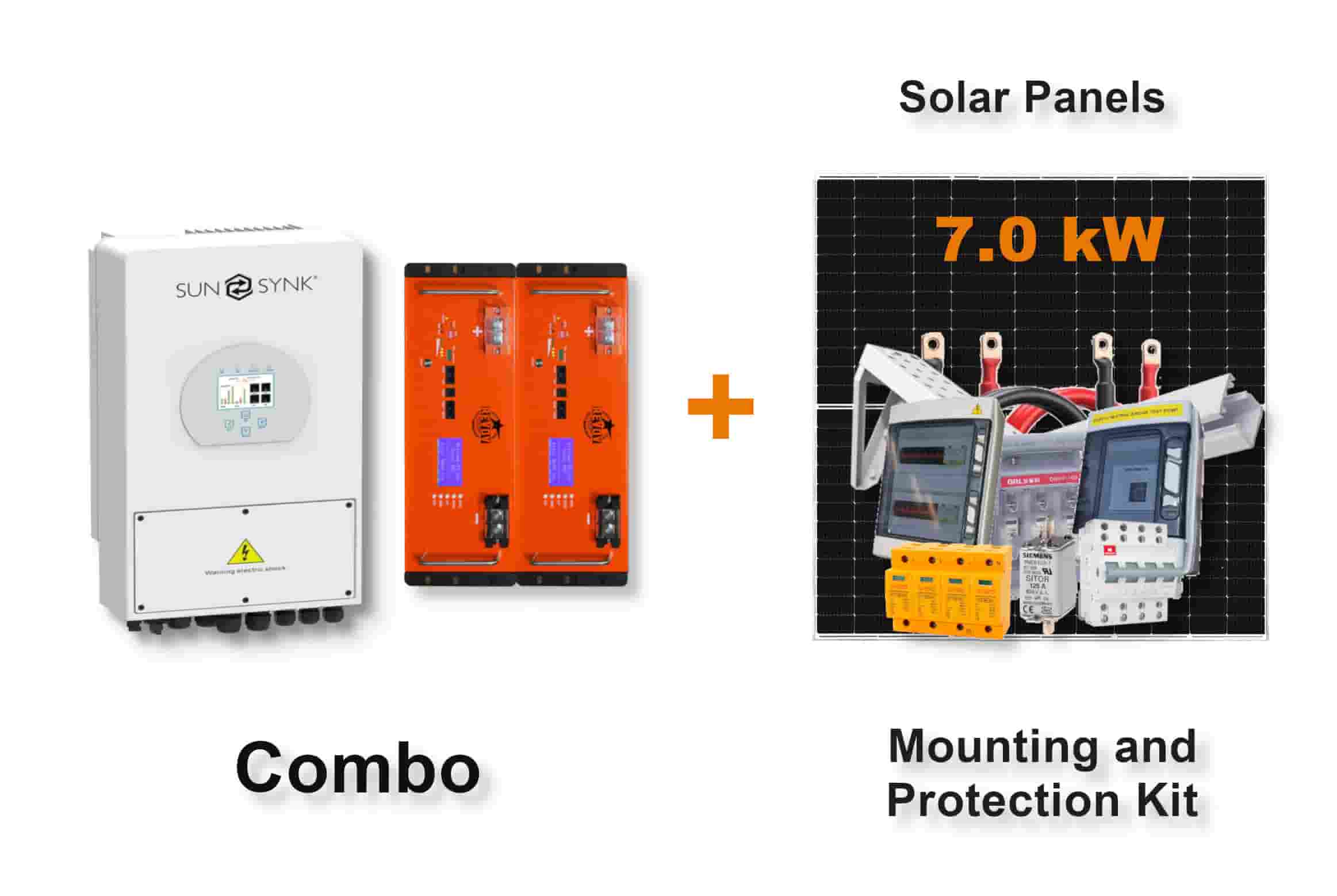 5.0 kW SUNSYNK Hybrid - REVOV Combo, c/w 2 x 5.12 kWh Lithium Batteries 5.0 kW SUNSYNK Hybrid - REVOV Combo, c/w 2 x 5.12 kWh Lithium Batteries