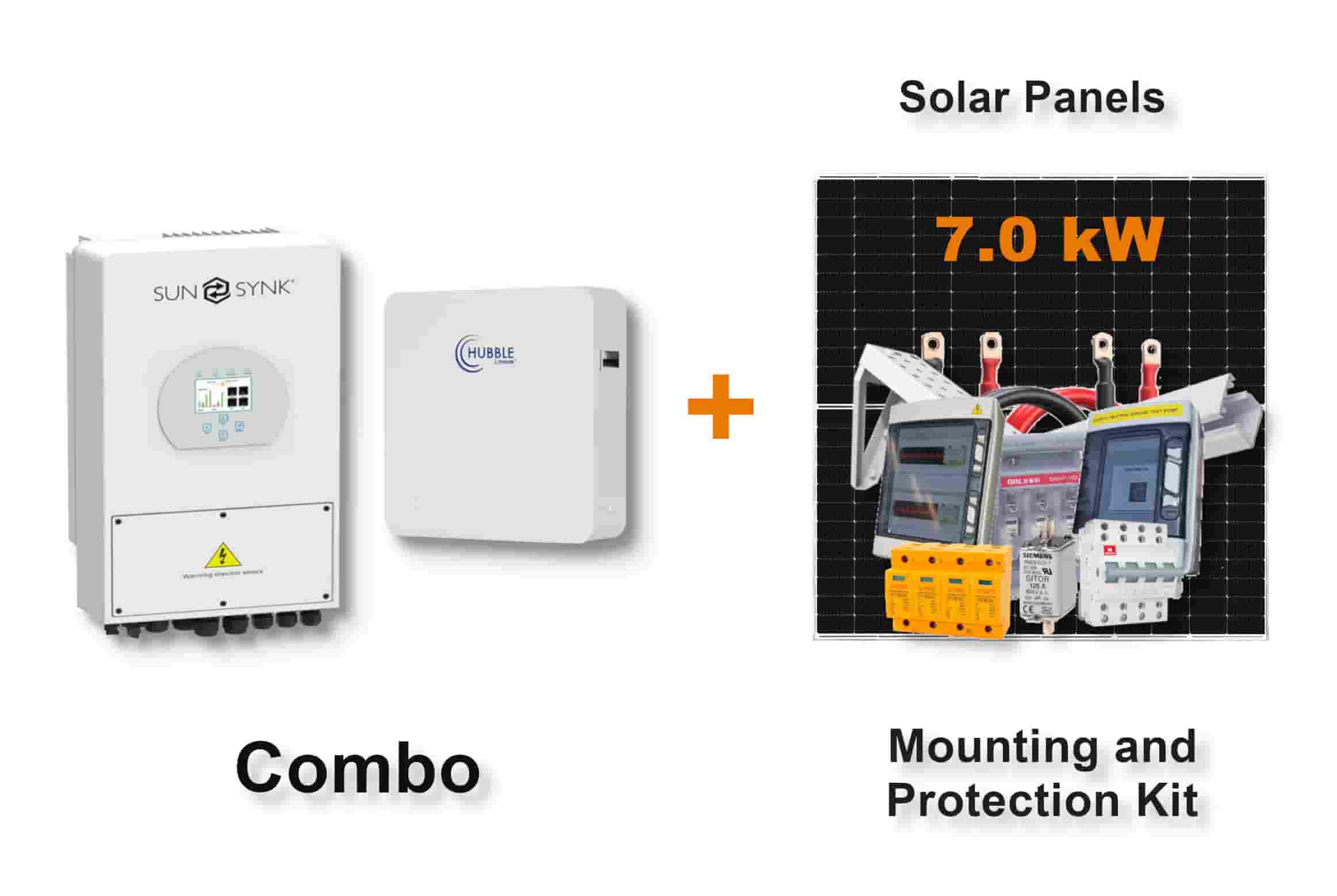 5.0 kW SUNSYNK Hybrid - HUBBLE Combo, c/w 10.0 kWh Lithium Battery 5.0 kW SUNSYNK Hybrid - HUBBLE Combo, c/w 10.0 kWh Lithium Battery