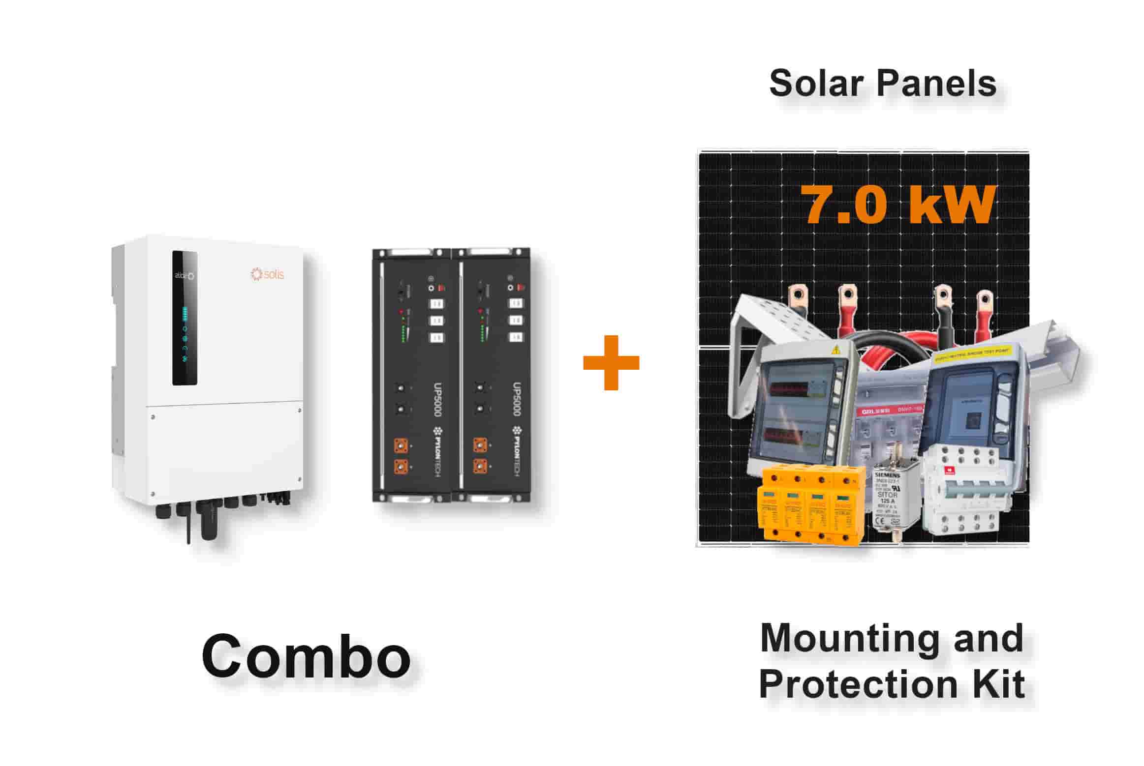 6.0 kW SOLIS S6 Hybrid - PYLONTECH Combo, c/w 2x 4.8 kWh Lithium Batteries 6.0 kW SOLIS S6 Hybrid - PYLONTECH Combo, c/w 2x 4.8 kWh Lithium Batteries