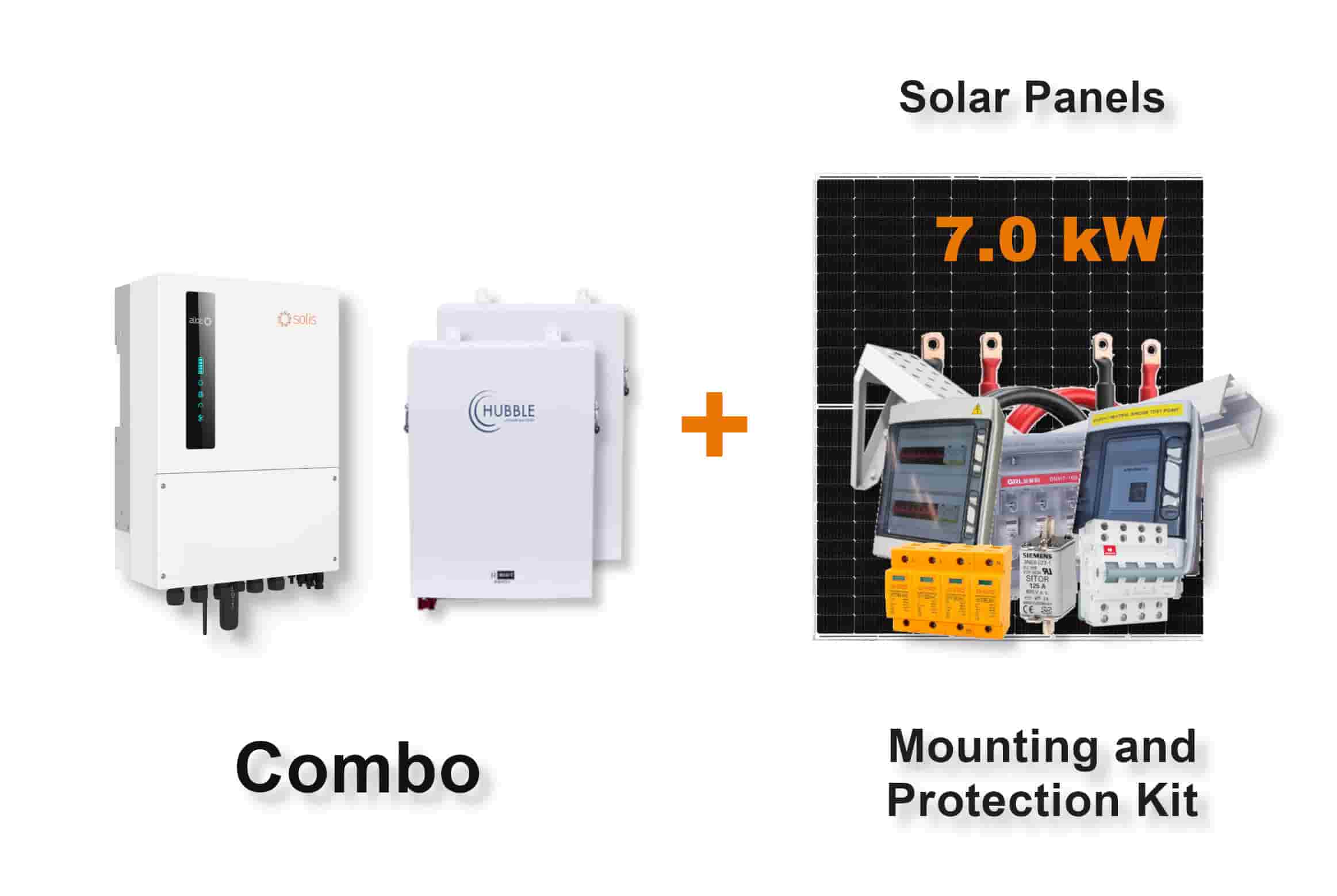 6.0 kW SOLIS S6 Hybrid - HUBBLE Combo, c/w 2x 5.5 kWh Lithium Batteries 6.0 kW SOLIS S6 Hybrid - HUBBLE Combo, c/w 2x 5.5 kWh Lithium Batteries