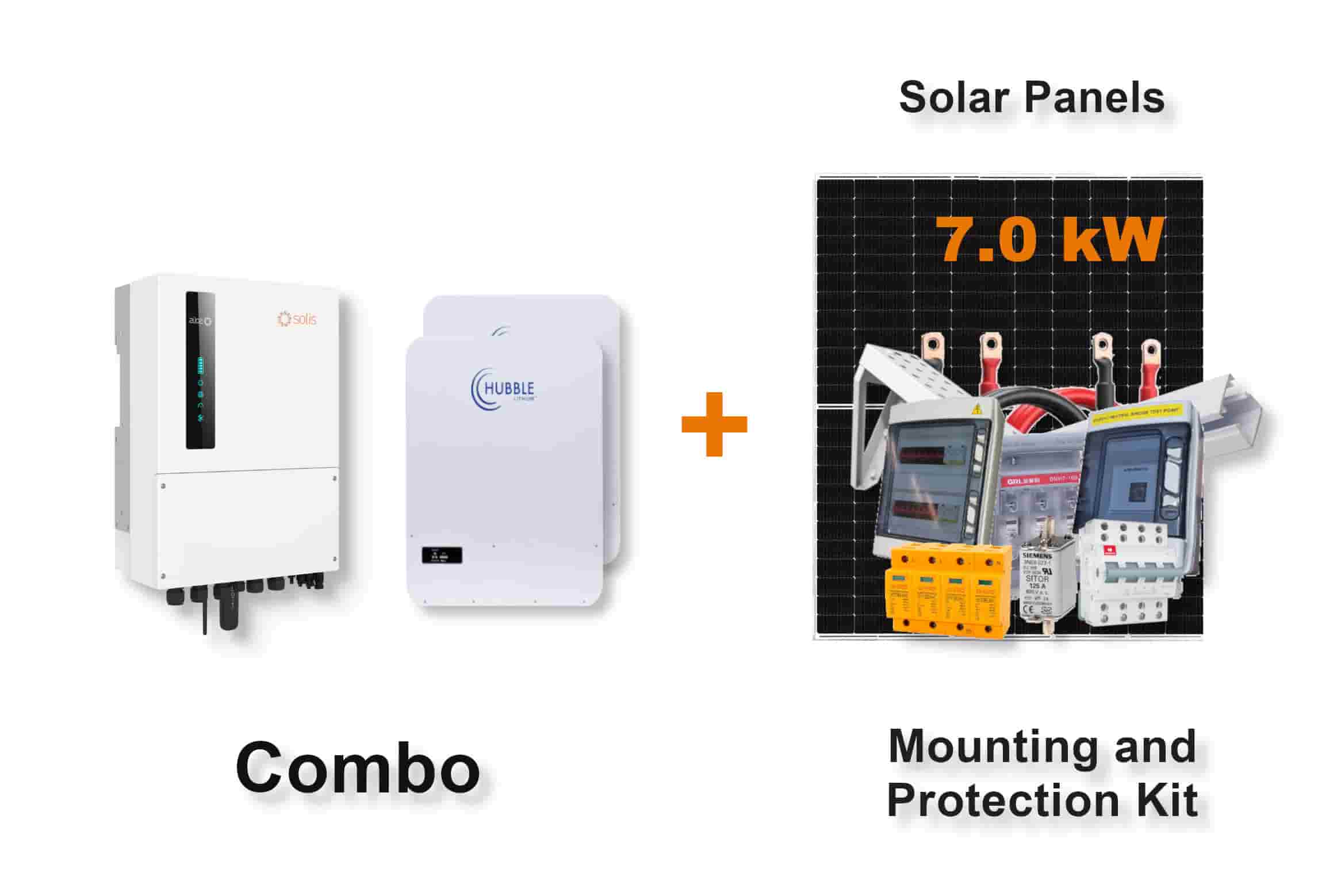 6.0 kW SOLIS S6 Hybrid - HUBBLE Combo, c/w 2x 5.12 kWh Lithium Batteries 6.0 kW SOLIS S6 Hybrid - HUBBLE Combo, c/w 2x 5.12 kWh Lithium Batteries