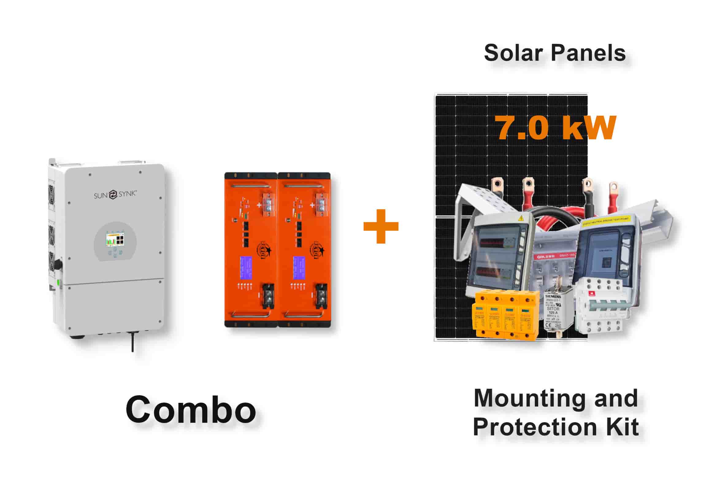 8.0 kW SUNSYNK Hybrid - REVOV Combo, c/w 2x 5.12 kWh Lithium Batteries 8.0 kW SUNSYNK Hybrid - REVOV Combo, c/w 2x 5.12 kWh Lithium Batteries