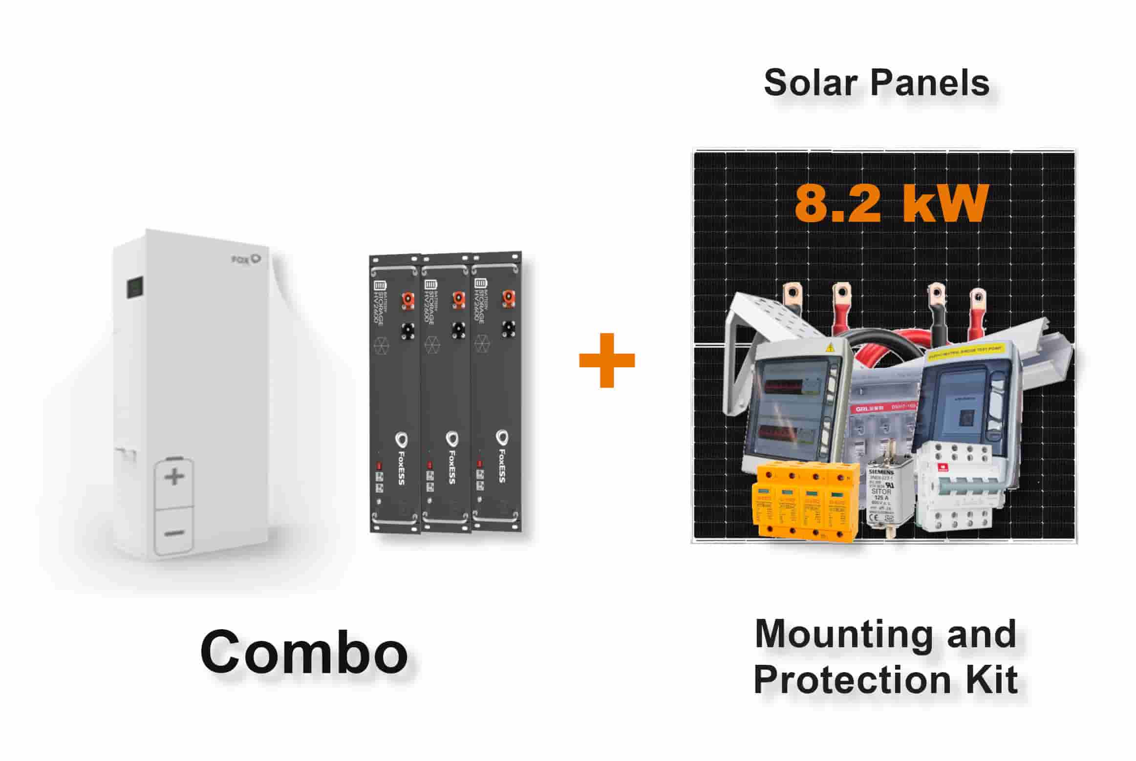 6.0 kW FOX AIO All-in-One Combo, c/w 3 x 2.6 kWh Lithium Batteries 6.0 kW FOX AIO All-in-One Combo, c/w 3 x 2.6 kWh Lithium Batteries