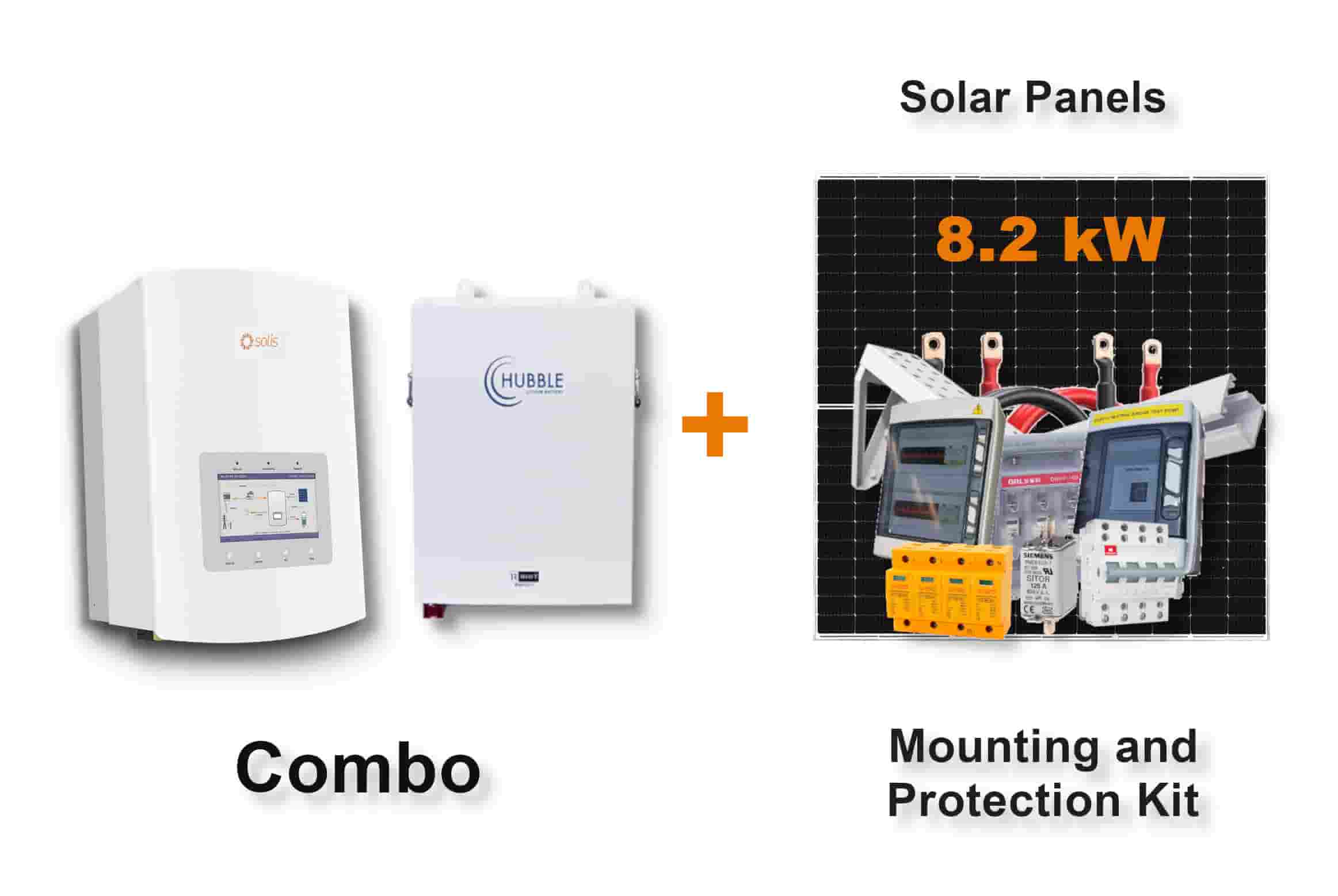 5.0 kW SOLIS S5 Hybrid - HUBBLE Lithium Combo, c/w 5.5 kWh Lithium Battery 5.0 kW SOLIS S5 Hybrid - HUBBLE Lithium Combo, c/w 5.5 kWh Lithium Battery