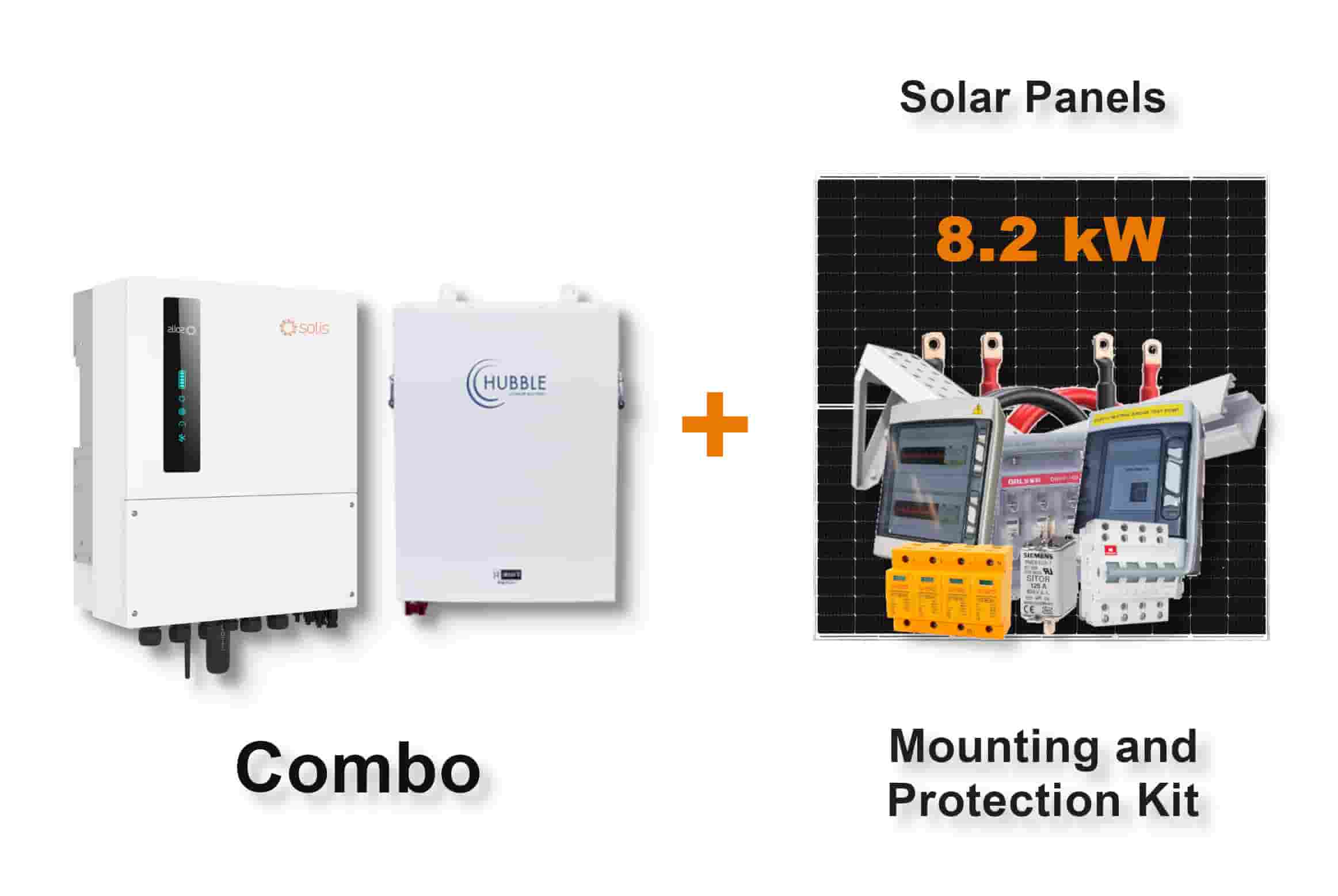 5.0 kW SOLIS S6 Hybrid - HUBBLE Combo, c/w 5.5 kWh Lithium Battery 5.0 kW SOLIS S6 Hybrid - HUBBLE Combo, c/w 5.5 kWh Lithium Battery