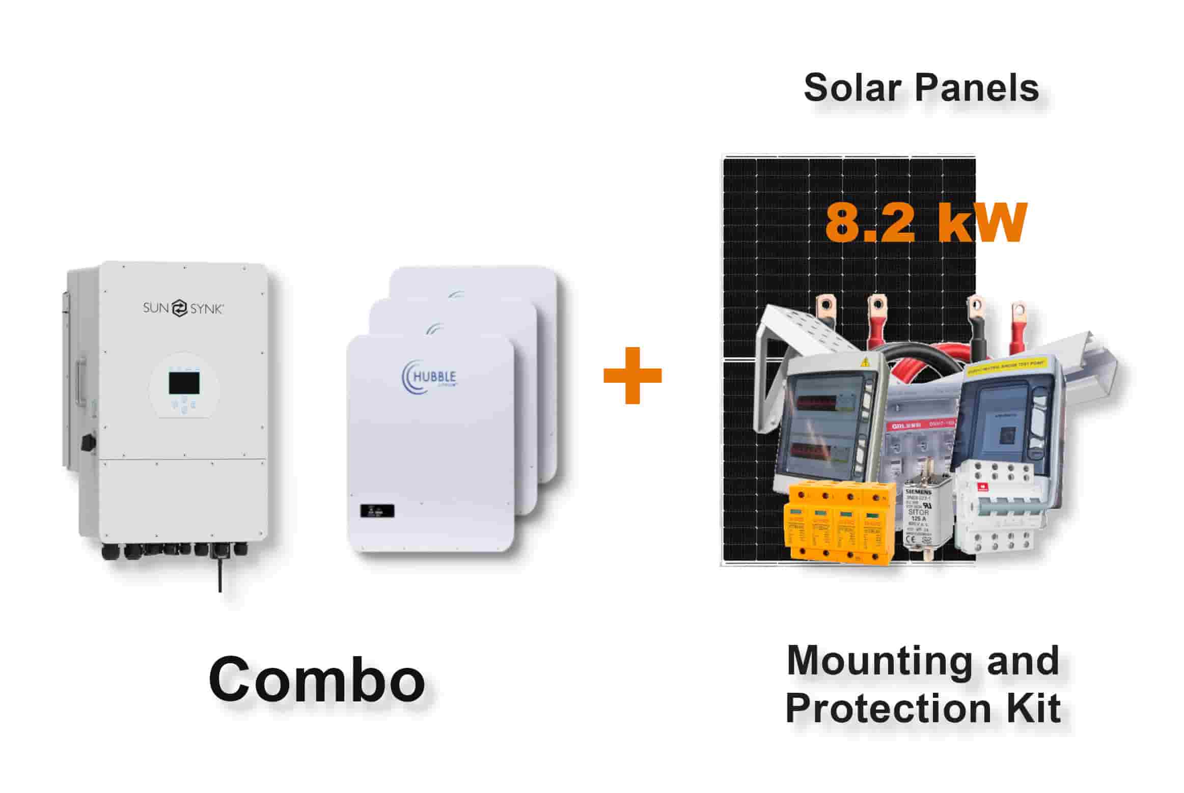 12.0 kW SUNSYNK 3-Phase Hybrid - HUBBLE Combo, c/w 3x 5.12 kWh Lithium Batteries 12.0 kW SUNSYNK 3-Phase Hybrid - HUBBLE Combo, c/w 3x 5.12 kWh Lithium Batteries
