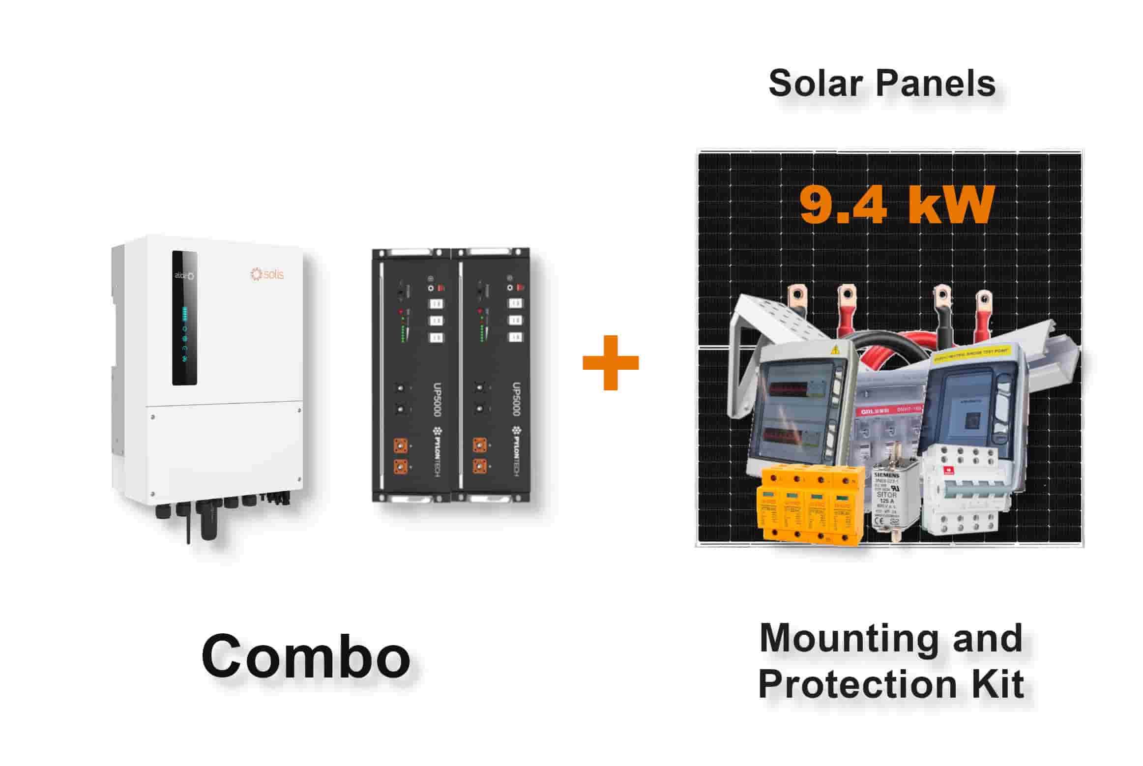 6.0 kW SOLIS S6 Hybrid - PYLONTECH Combo, c/w 2x 4.8 kWh Lithium Batteries 6.0 kW SOLIS S6 Hybrid - PYLONTECH Combo, c/w 2x 4.8 kWh Lithium Batteries