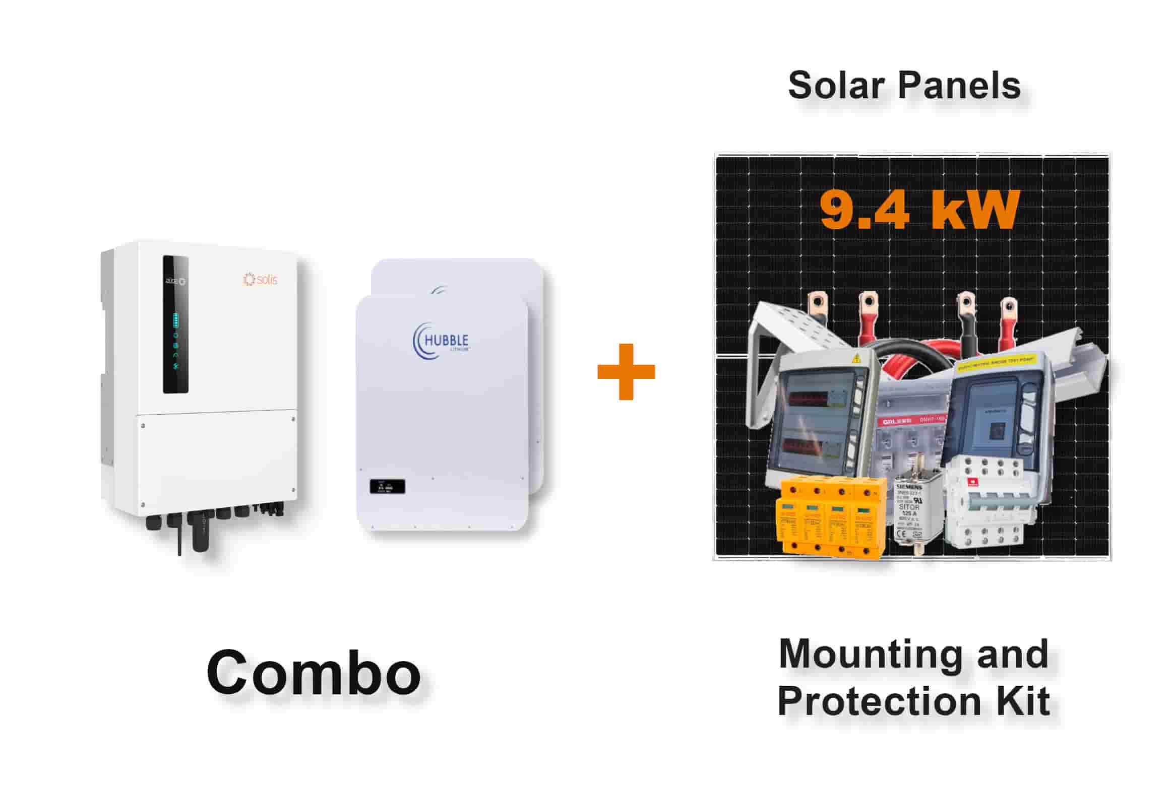 6.0 kW SOLIS S6 Hybrid - HUBBLE Combo, c/w 2x 5.12 kWh Lithium Batteries 6.0 kW SOLIS S6 Hybrid - HUBBLE Combo, c/w 2x 5.12 kWh Lithium Batteries