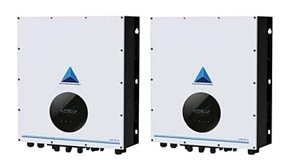12.0 kW Blue Mountain 3-Phase Hybrid - HUBBLE Combo, c/w 3 x 5.12 kWh Lithium Batteries 12.0 kW Blue Mountain 3-Phase Hybrid - HUBBLE Combo, c/w 3 x 5.12 kWh Lithium Batteries