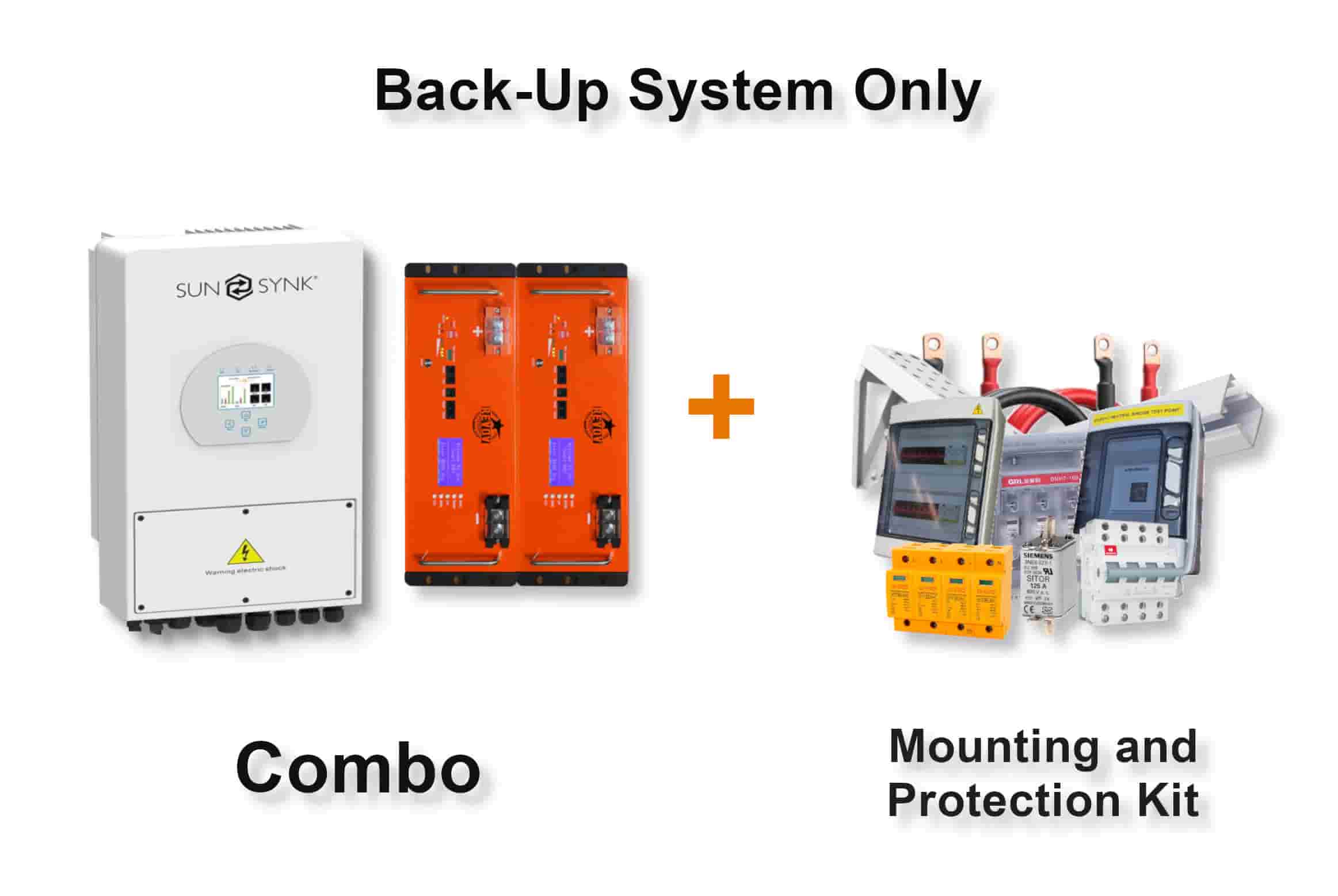 5.0 kW SUNSYNK Hybrid - REVOV Combo, c/w 2 x 5.12 kWh Lithium Batteries 5.0 kW SUNSYNK Hybrid - REVOV Combo, c/w 2 x 5.12 kWh Lithium Batteries