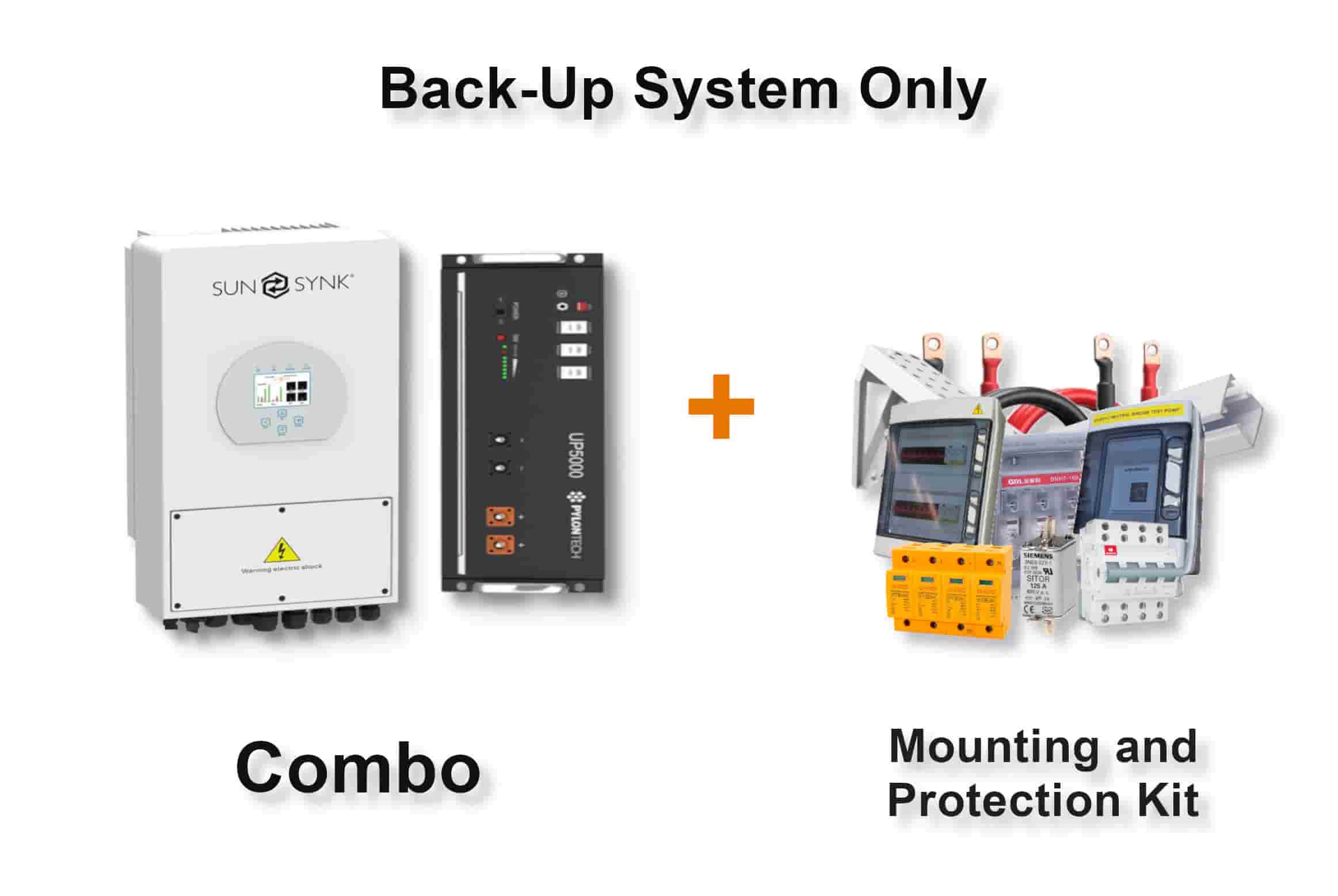 5.0 kW SUNSYNK Hybrid - PYLONTECH Combo, c/w 4.8 kWh Lithium Battery 5.0 kW SUNSYNK Hybrid - PYLONTECH Combo, c/w 4.8 kWh Lithium Battery