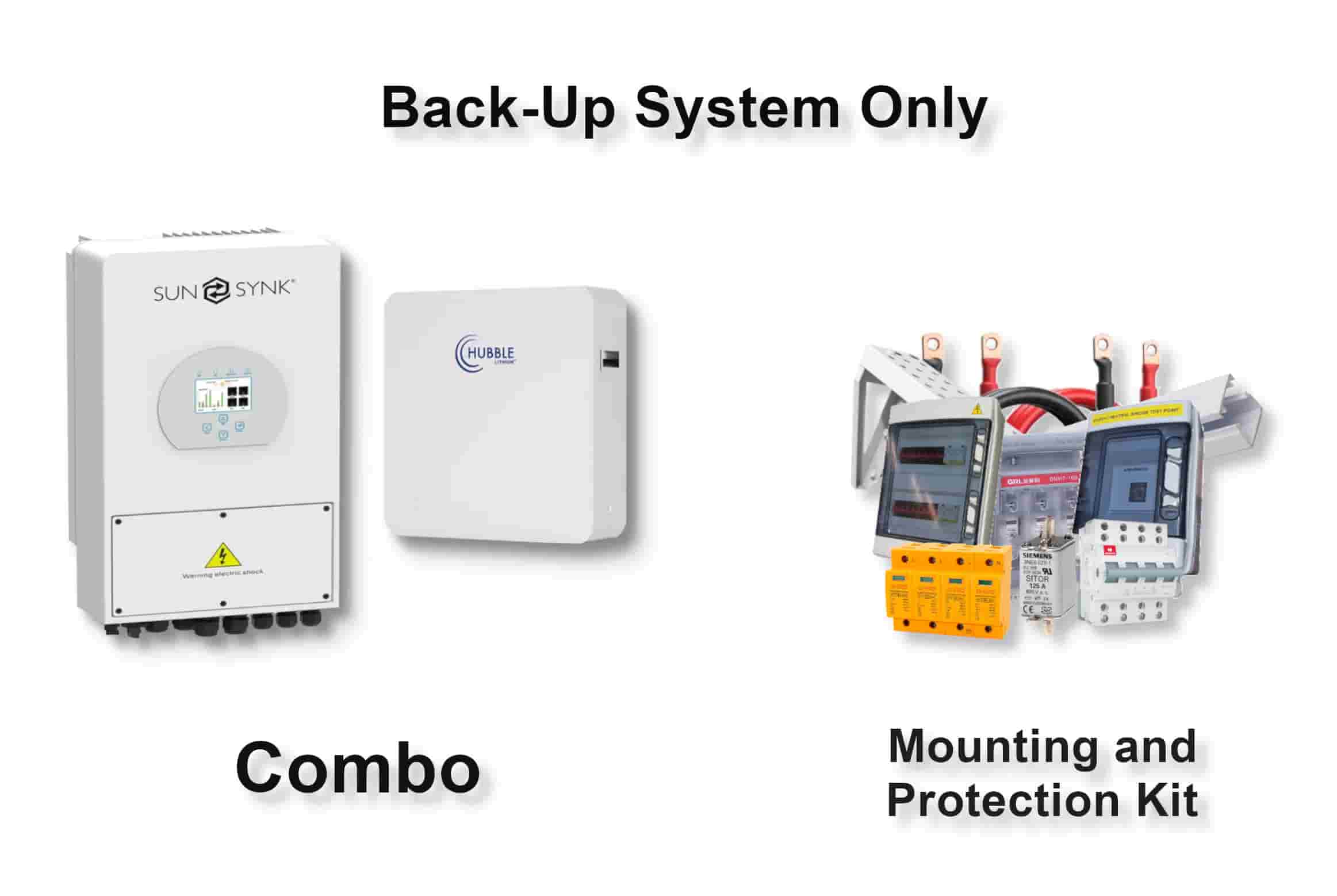 5.0 kW SUNSYNK Hybrid - HUBBLE Combo, c/w 10.0 kWh Lithium Battery 5.0 kW SUNSYNK Hybrid - HUBBLE Combo, c/w 10.0 kWh Lithium Battery